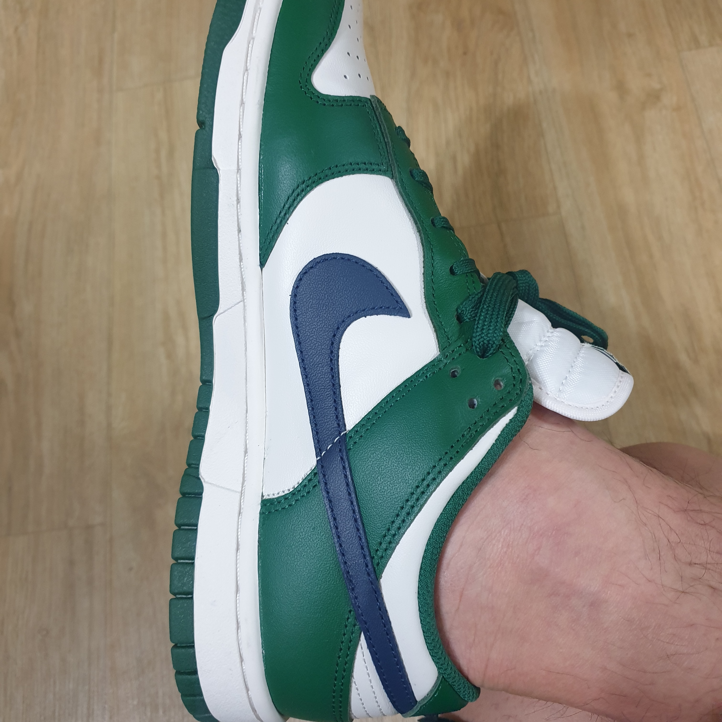 (W) Nike Dunk Low Gorge Green 착용 스타일