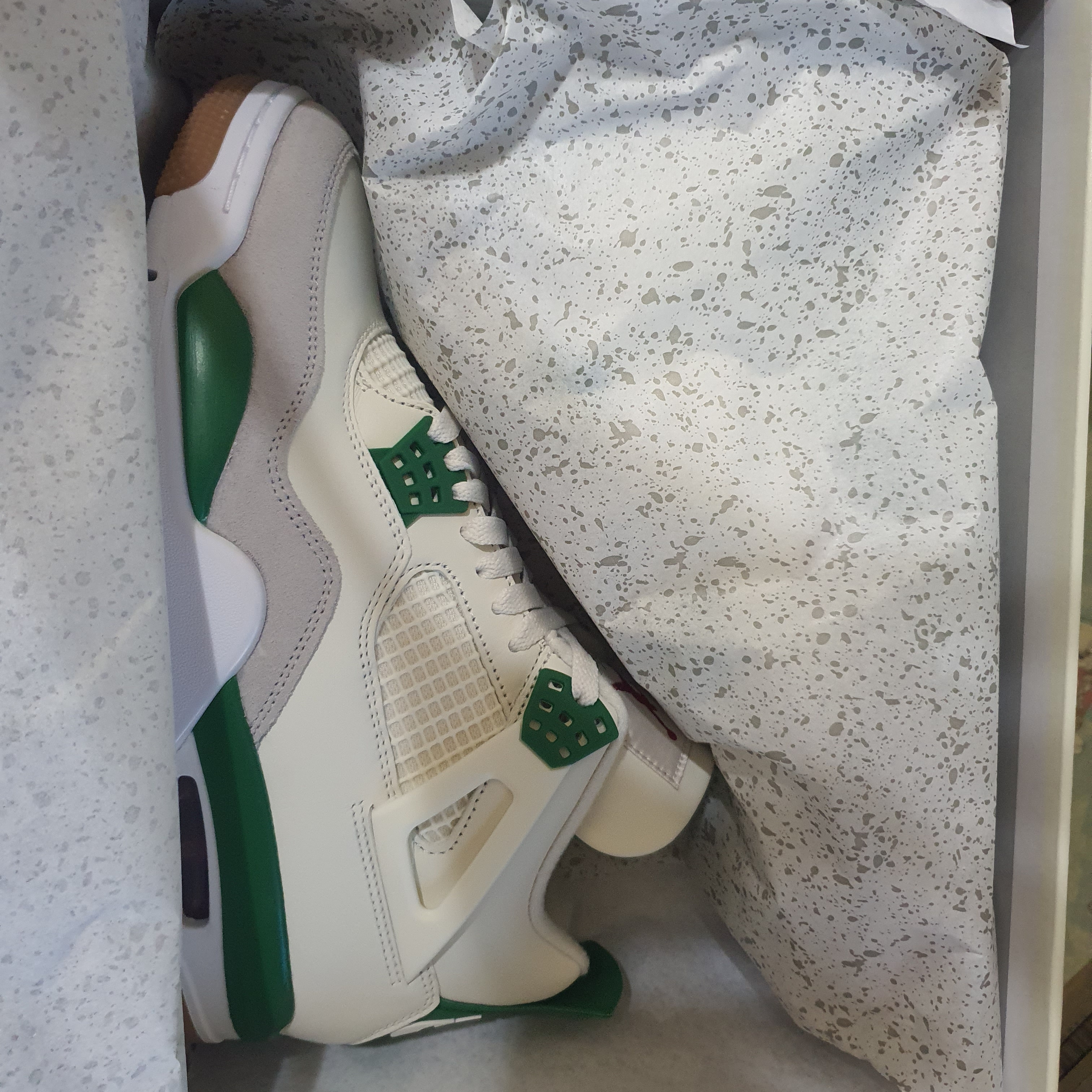 Jordan 4 x Nike SB Retro SP Pine Green 착용 스타일
