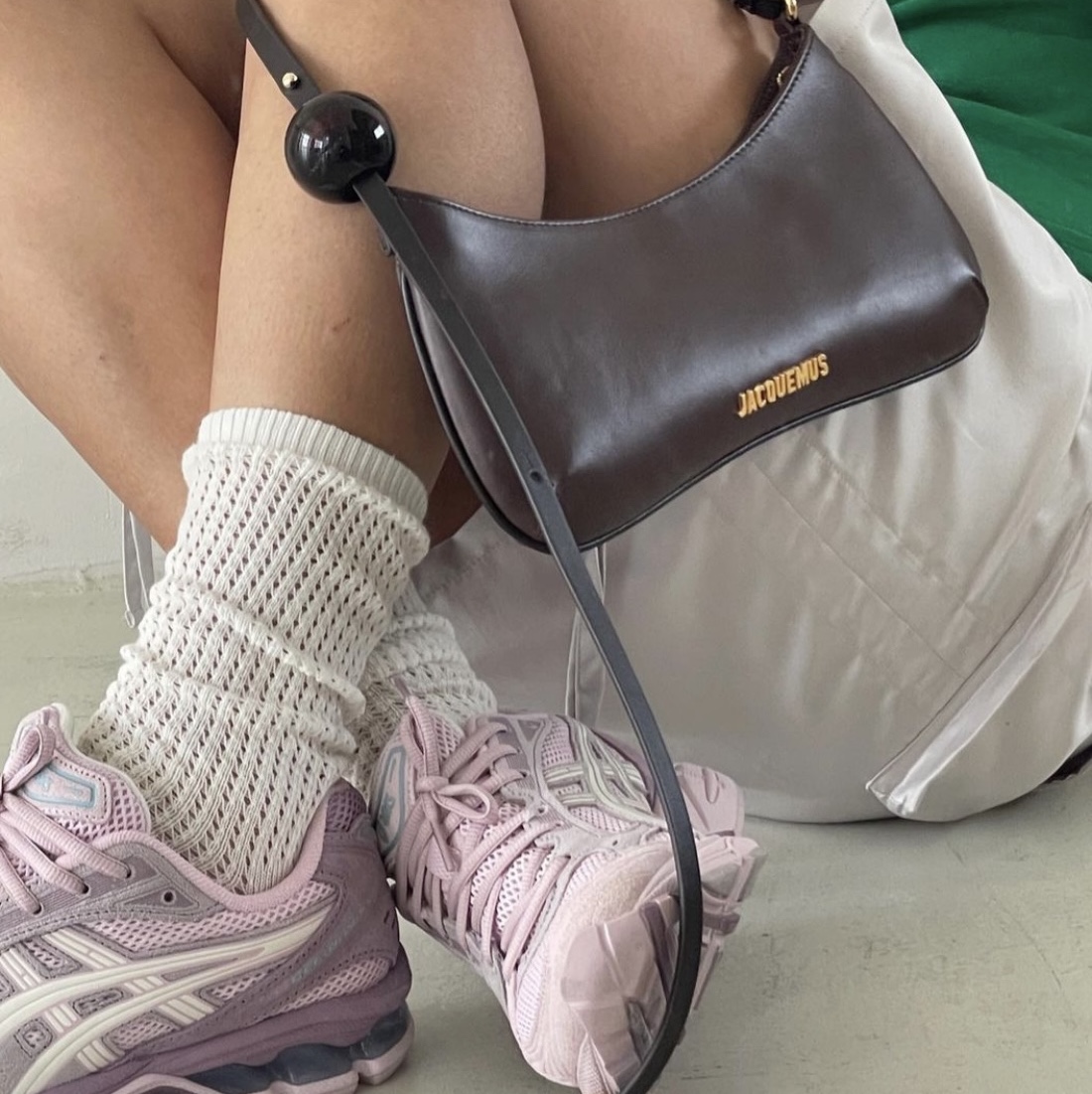 (W) Asics Gel-Kayano 14 Barely Rose Cream 착용 스타일