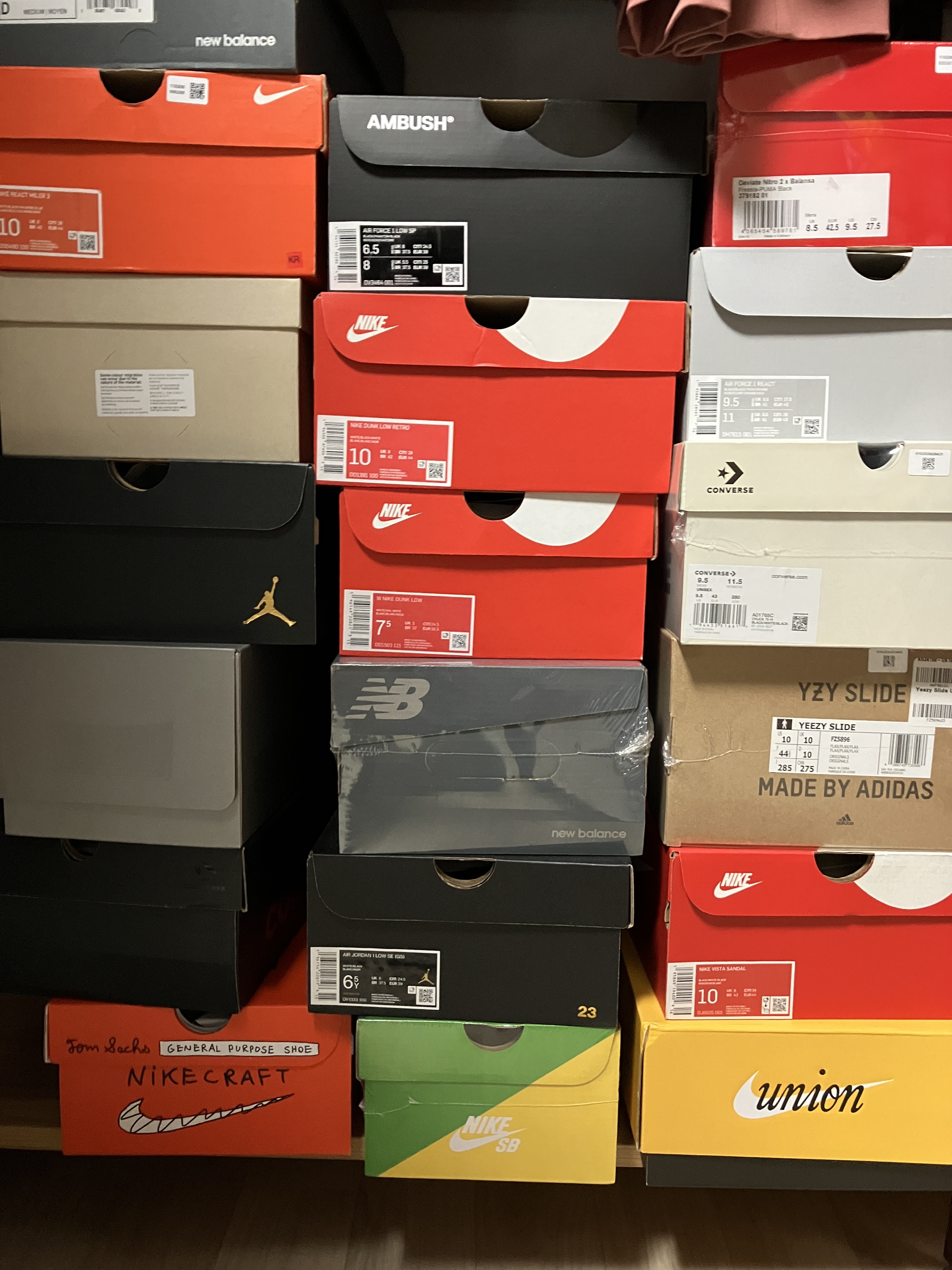 Nike x Ambush Air Force 1 Low SP Black, Nike SB Dunk Low Sandy 착용 스타일