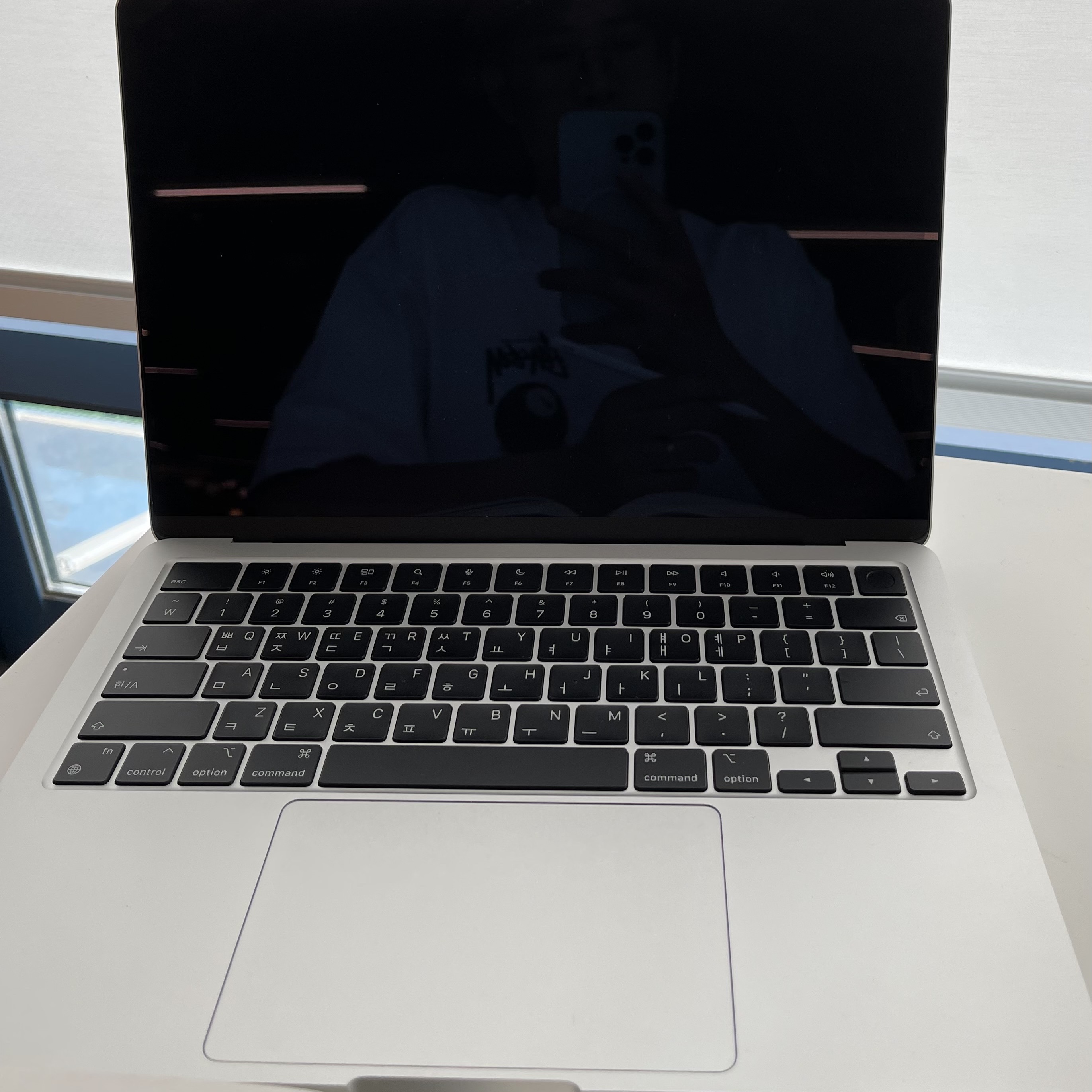 Apple 2022 MacBook Air 13 M2 256GB SSD / 8GB RAM Silver (Korean Ver.), Nike x Stussy NRG FL SS 8 Ball T-Shirt White (DO9322-100) 착용 스타일