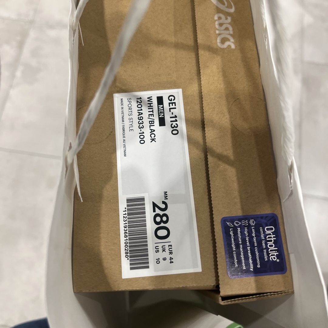 Asics Gel-1130 White Black, (W) Asics Gel-1130 White Midnight 착용 스타일 - 2
