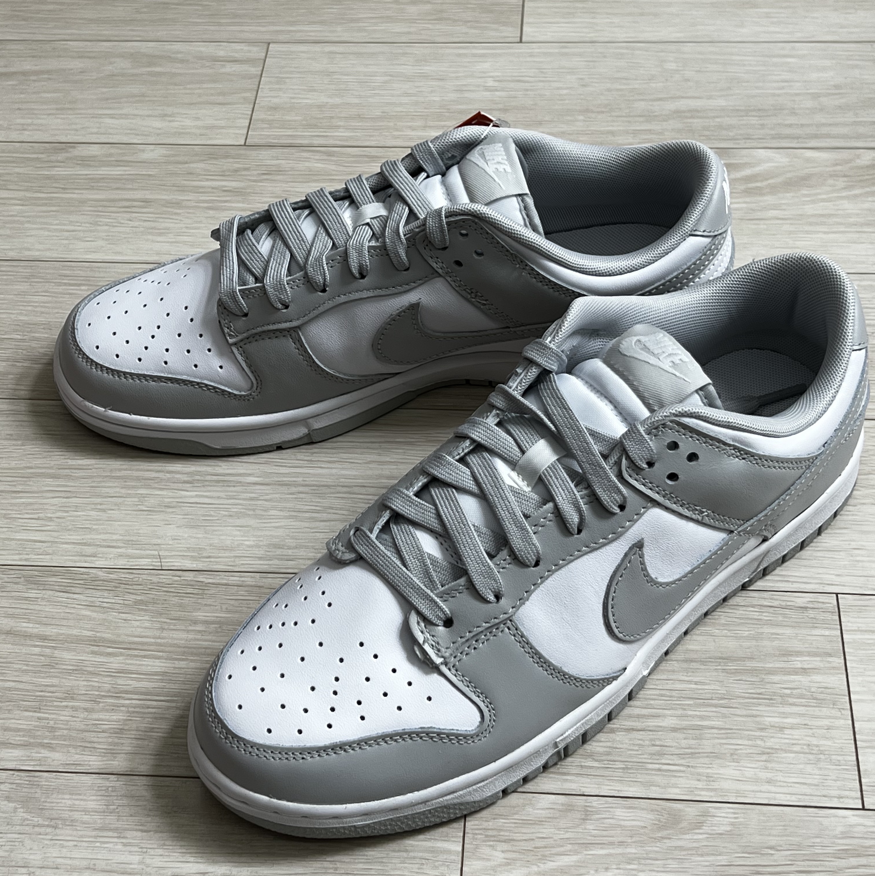 Nike Dunk Low Retro Grey Fog 착용 스타일 - 2