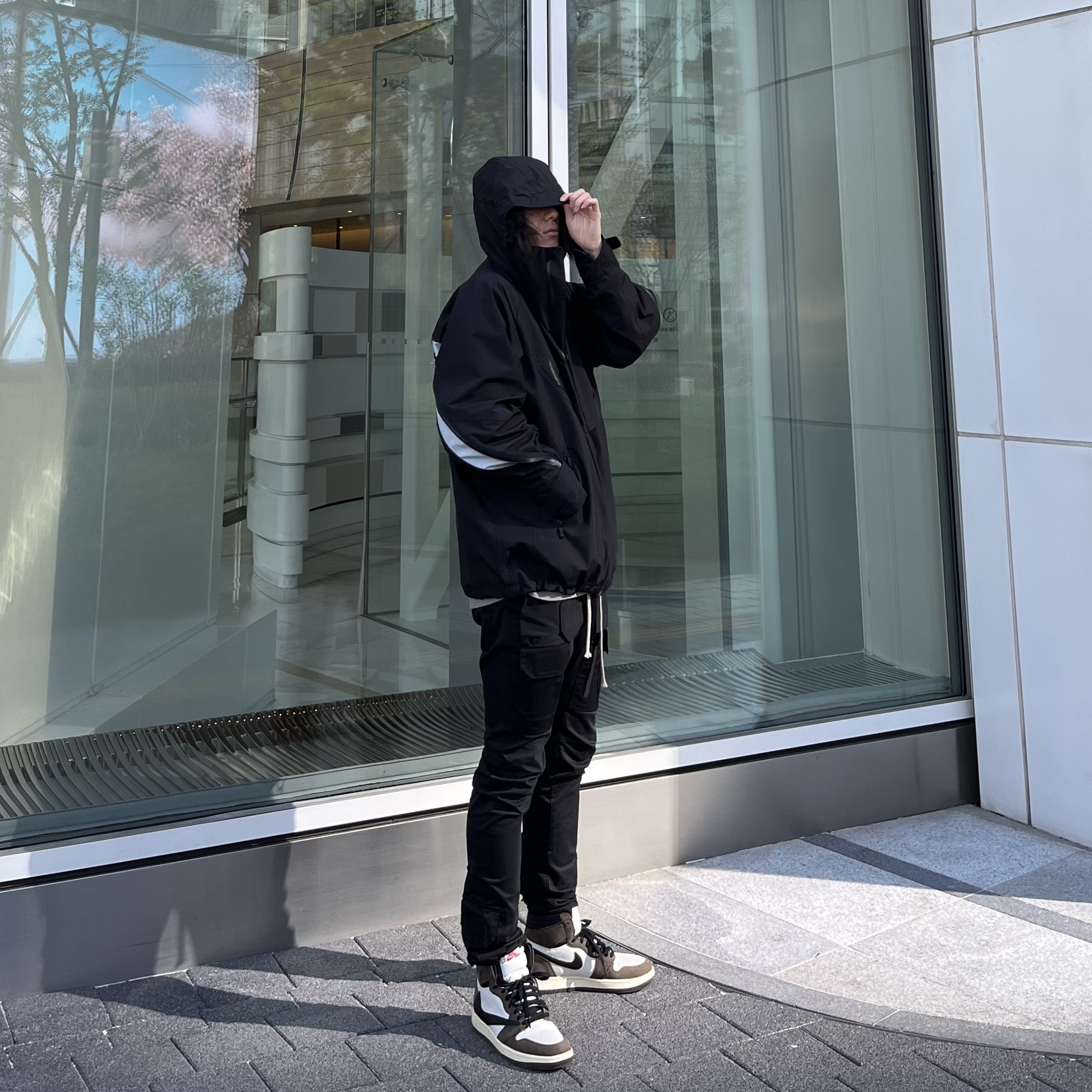Jordan 1 x Travis Scott Retro High OG SP Mocha 착용 스타일