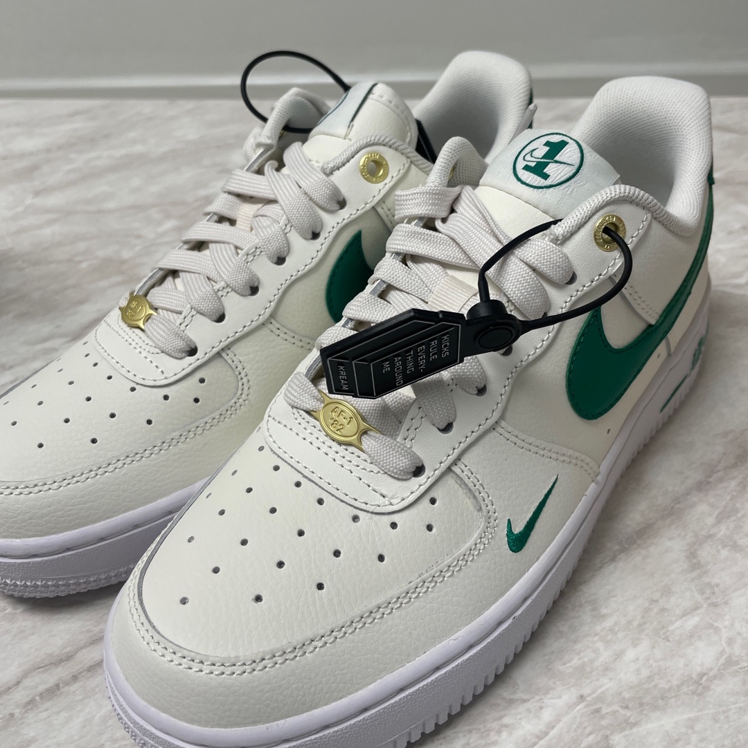 (W) Nike Air Force 1 '07 SE 40th Anniversary Join Forces Sail Malachite 착용 스타일