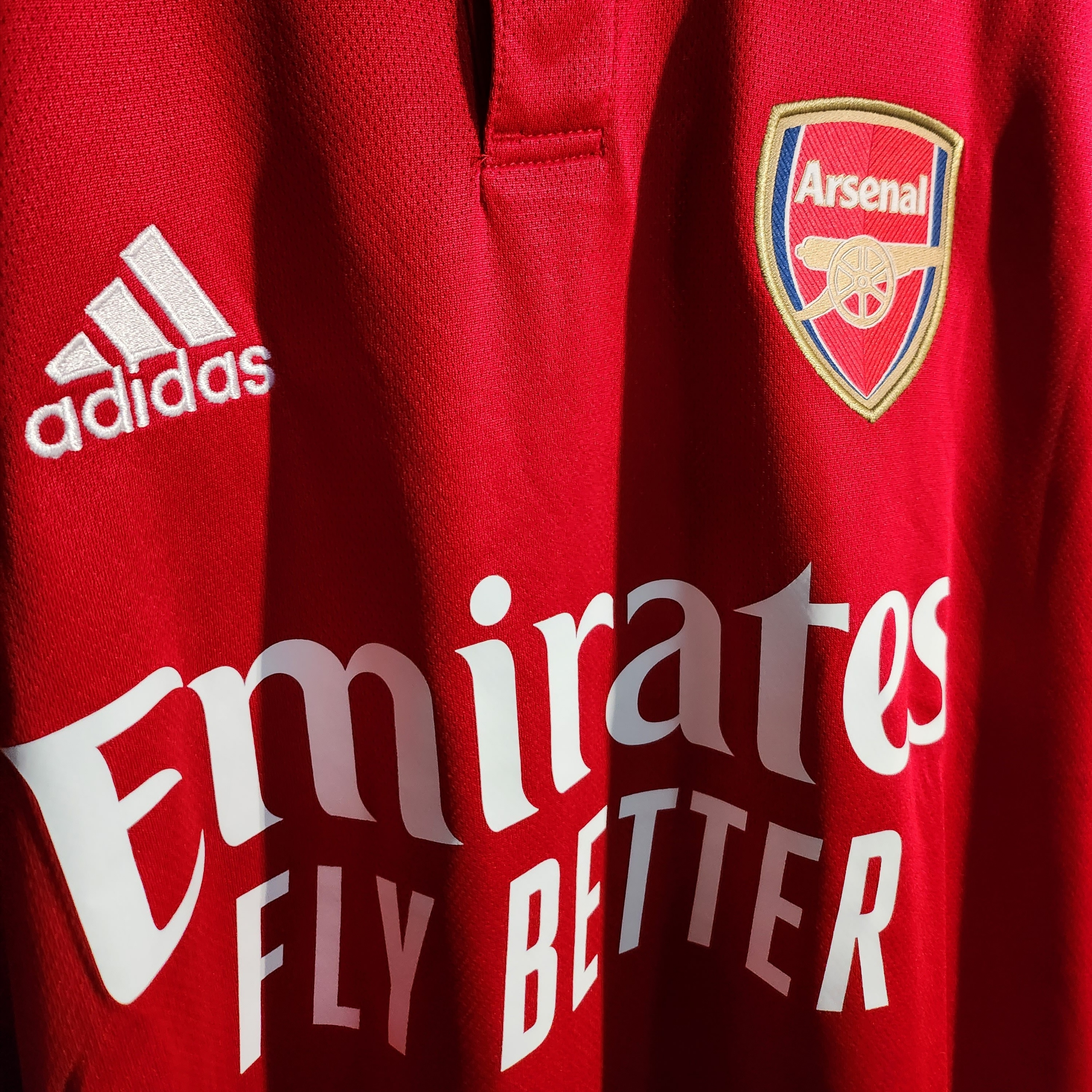 Adidas Arsenal 2022/23 Home Jersey Scarlet White - KR Sizing (Non Marking Ver.) 착용 스타일