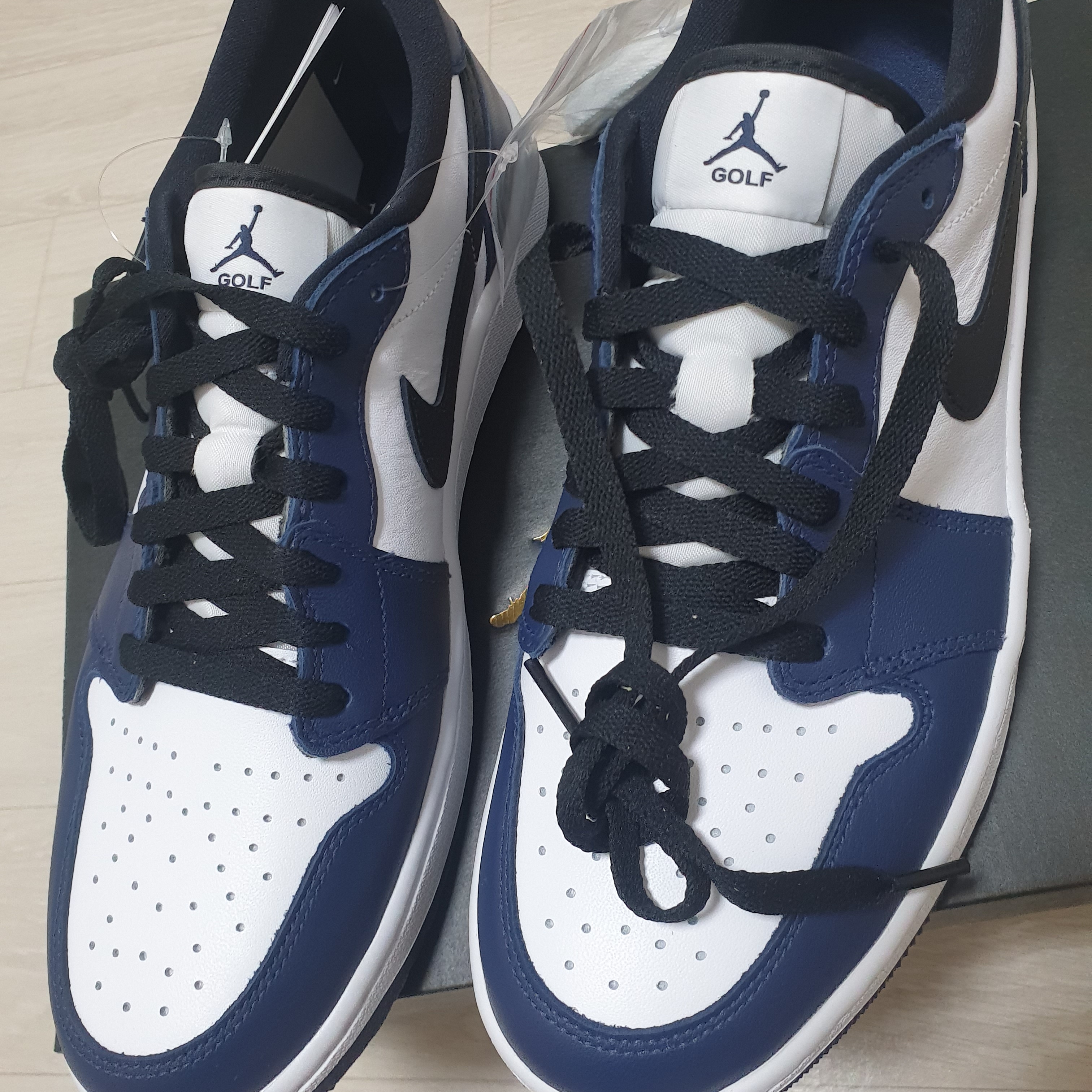 Jordan 1 Low Golf Midnight Navy 착용 스타일 - 2
