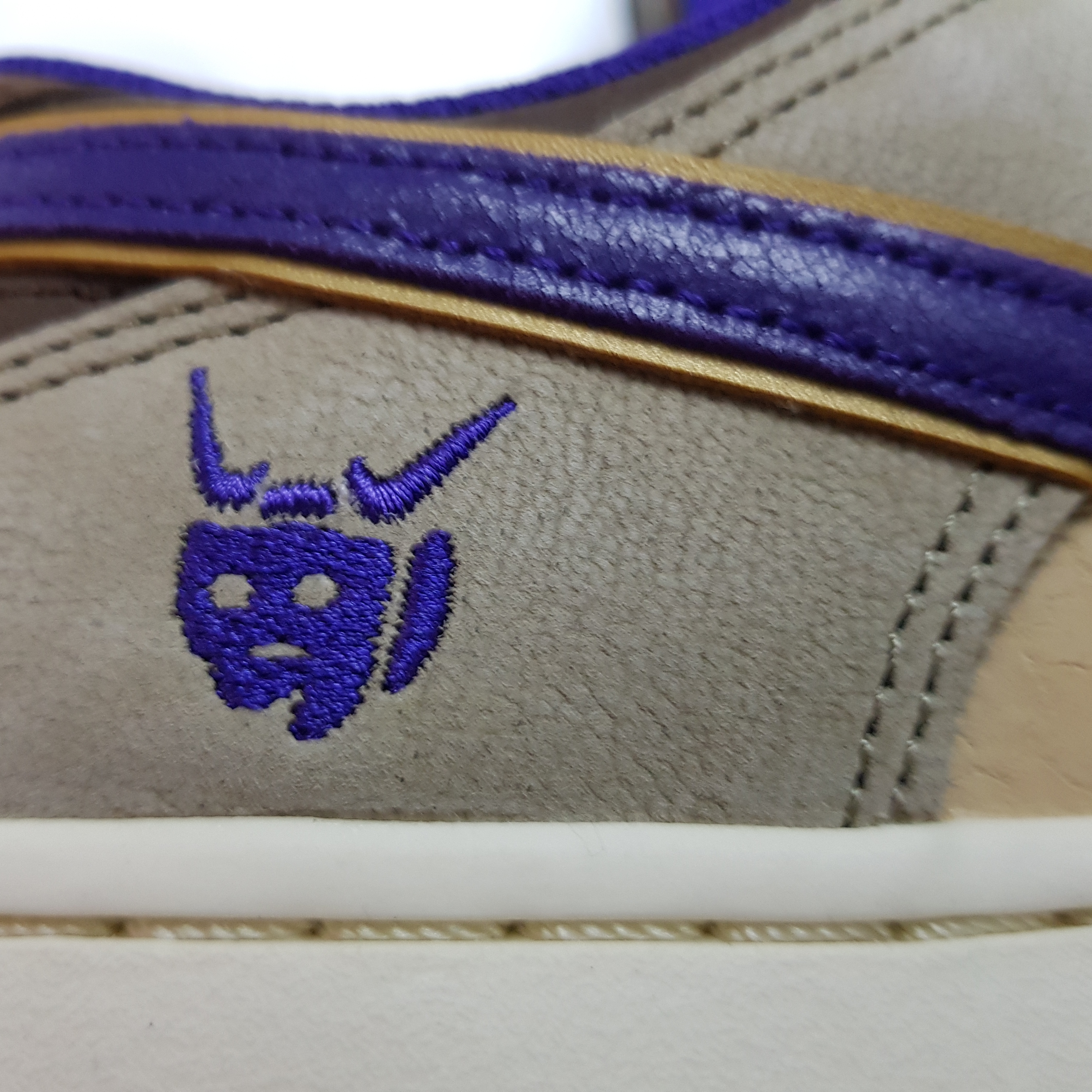 Nike Dunk Low White Onyx Court Purple 착용 스타일 - 3