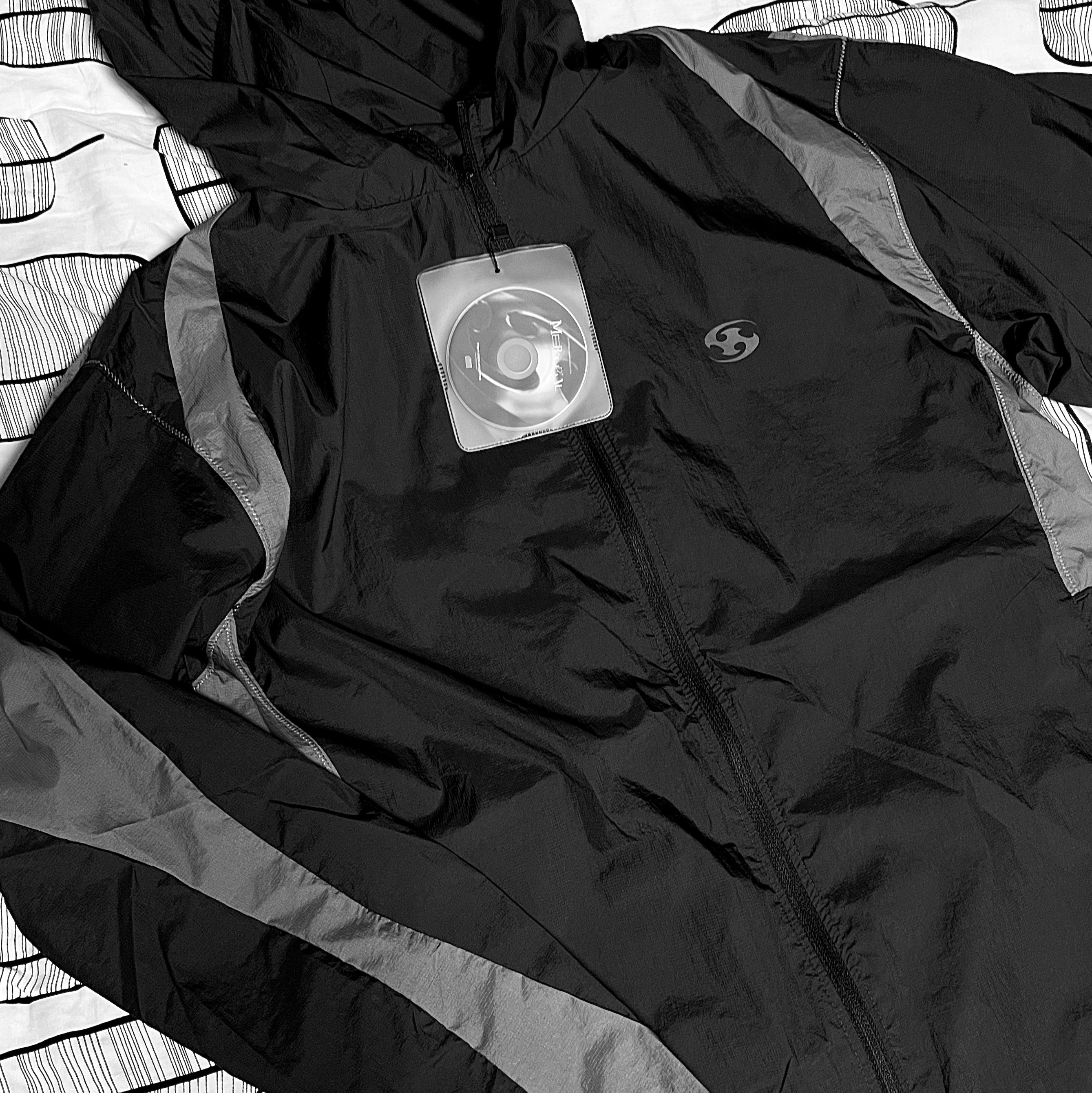 Sansan Gear Paneled Jacket Black - 23SS 착용 스타일 - 1