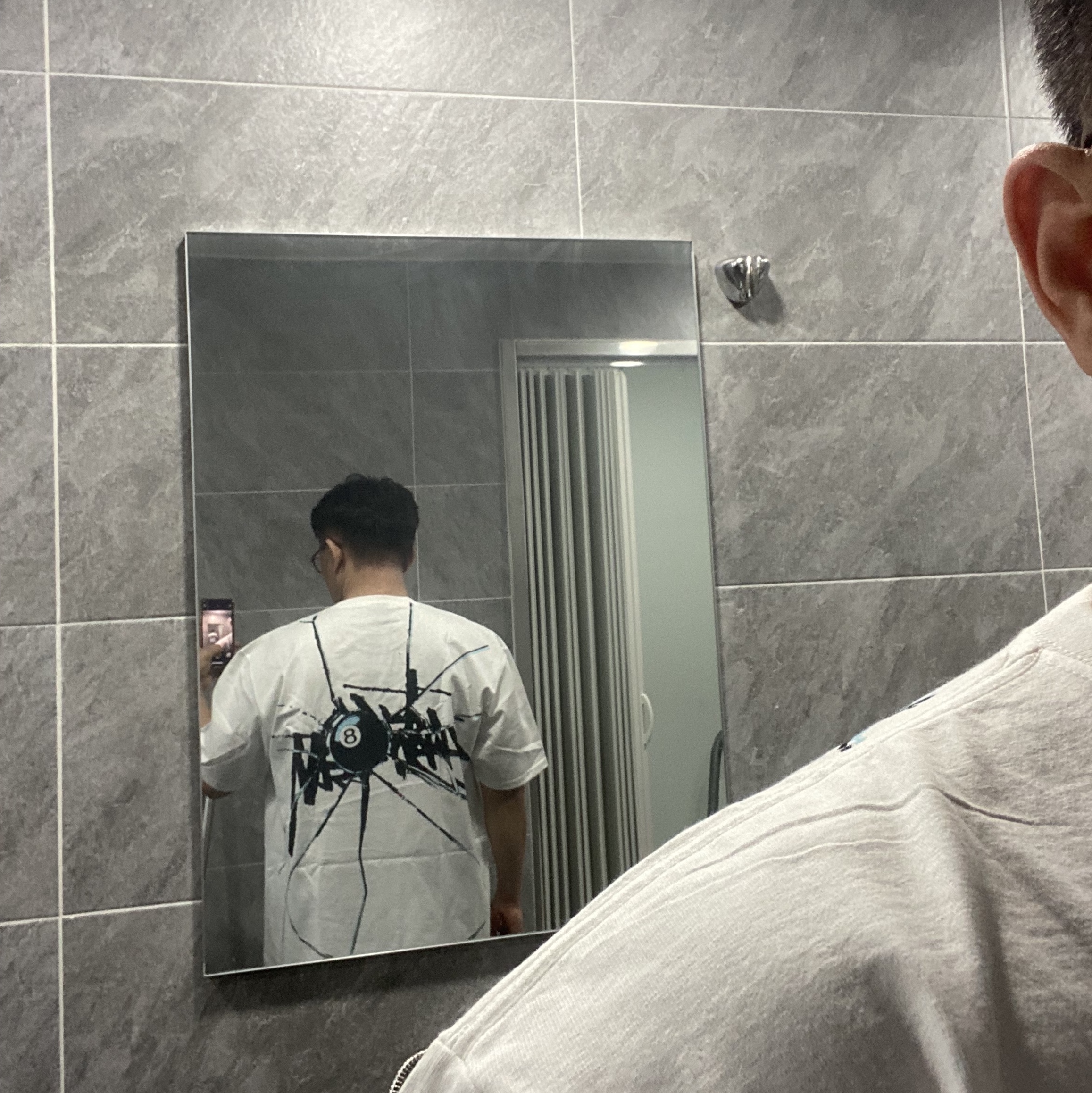 Stussy Shattered T-Shirt White 착용 스타일