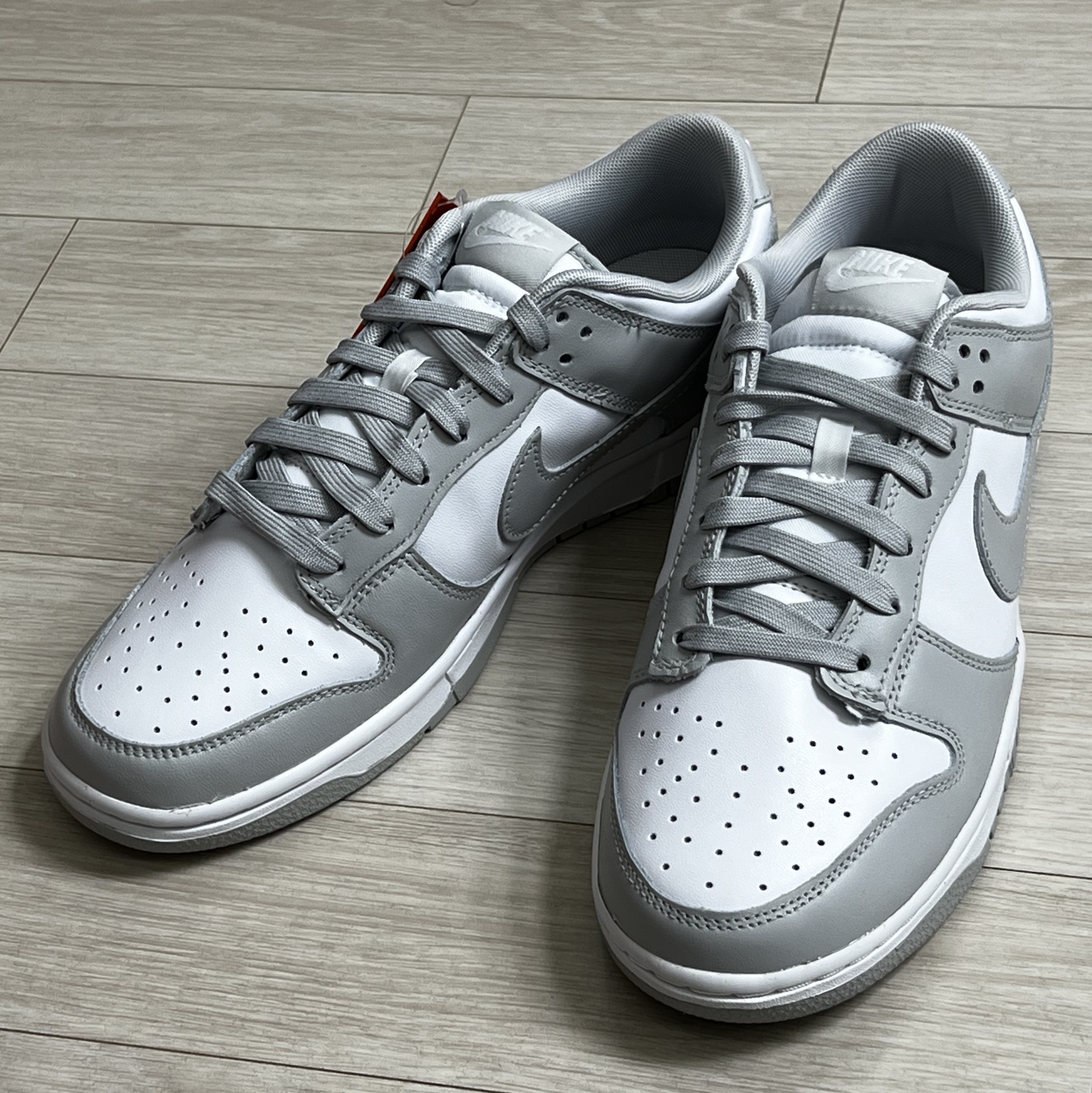Nike Dunk Low Retro Grey Fog 착용 스타일 - 3