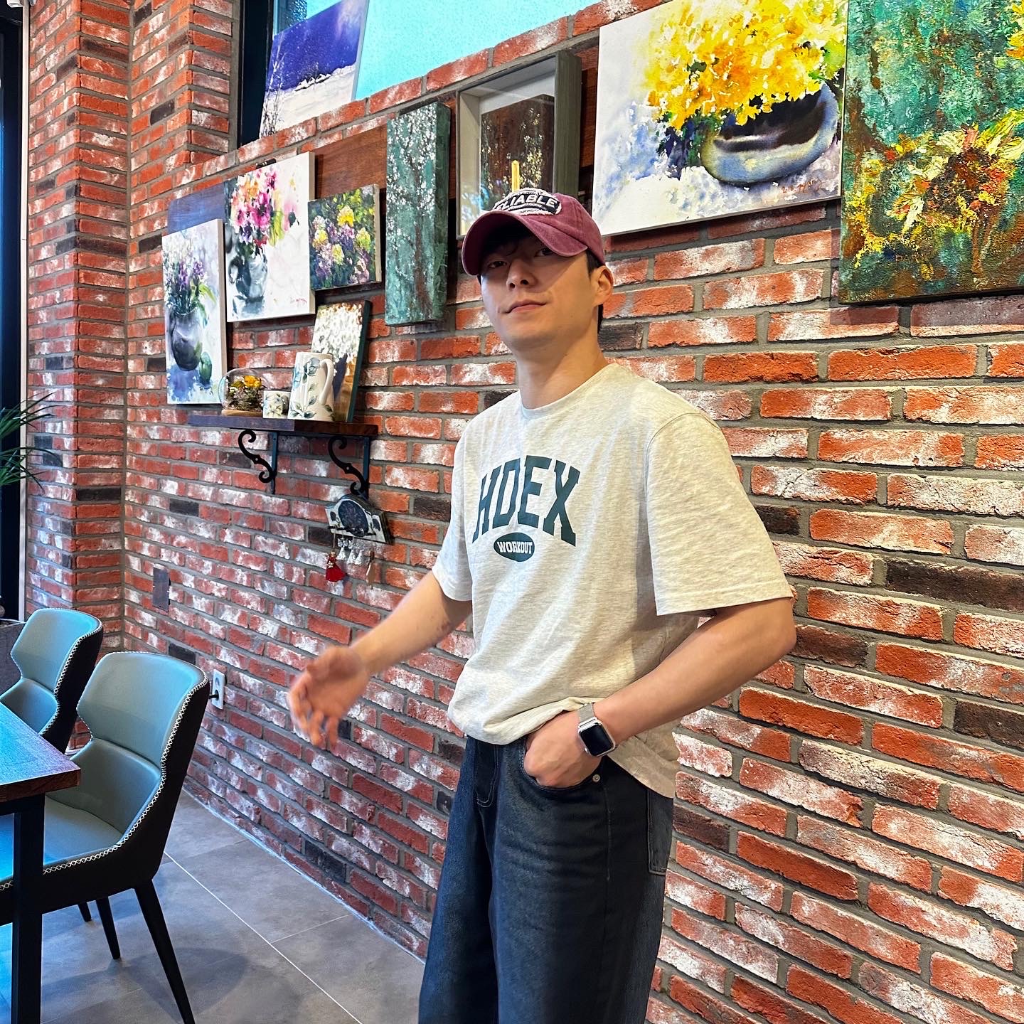 뉴발란스 574 레거시 그린 착용 스타일 - 2