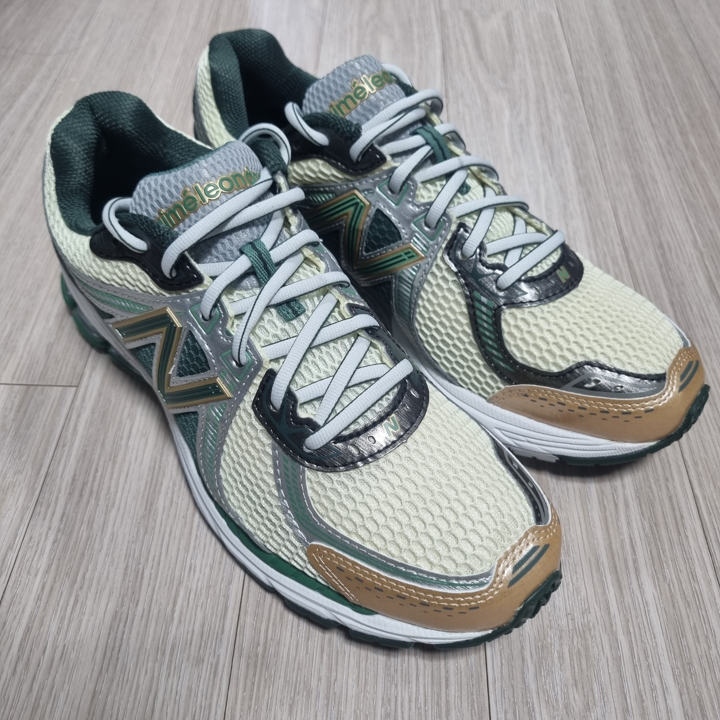 New Balance x Aime Leon Dore 860v2 Green 착용 스타일