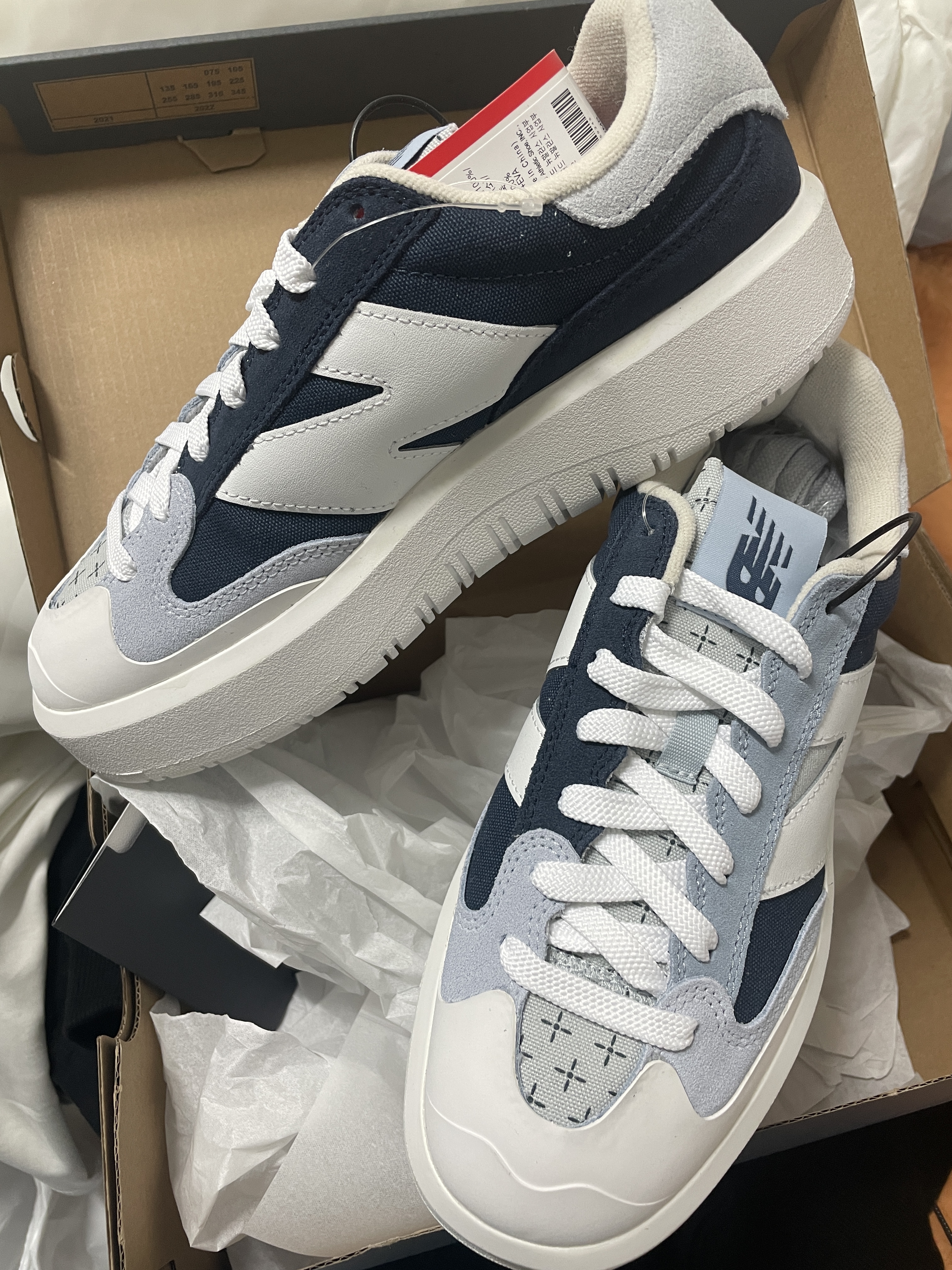 New Balance CT302 Vintage Indigo Dusk Blue 착용 스타일 - 2