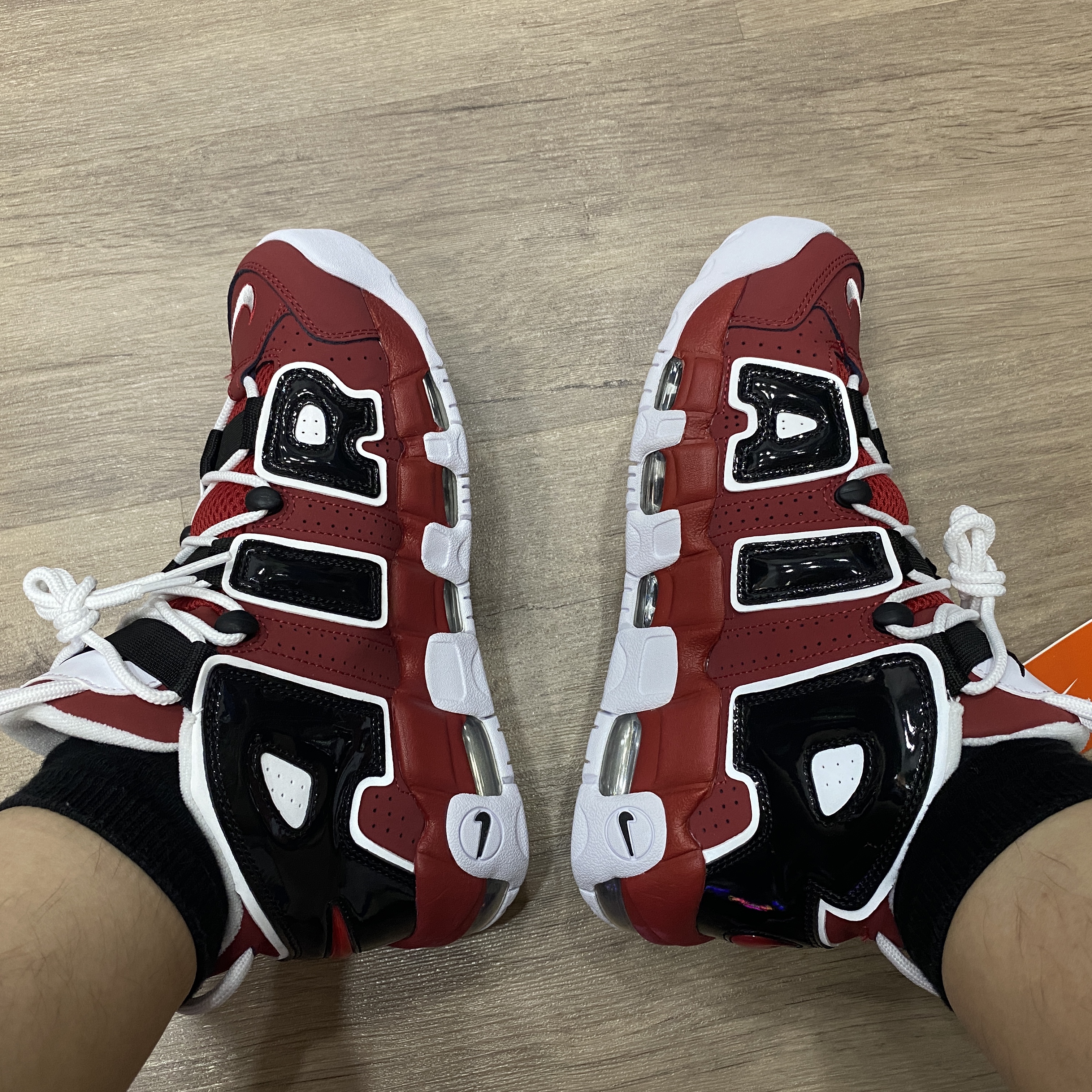 Nike Air More Uptempo 96 Bulls 2021 착용 스타일