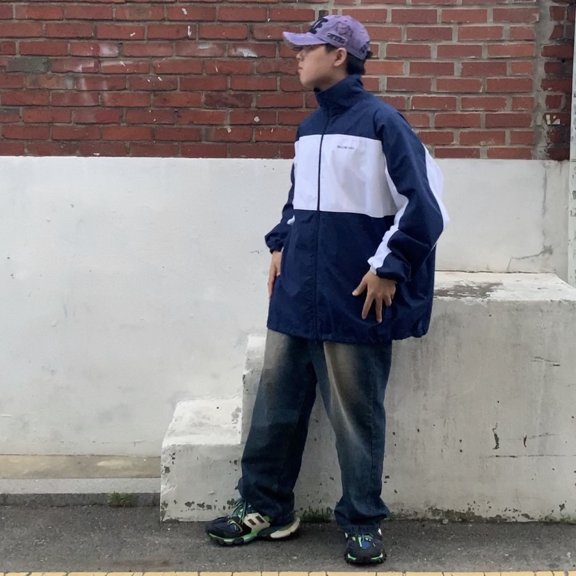 Balenciaga Track Sneakers Green White Blue 2019 착용 스타일 - 3