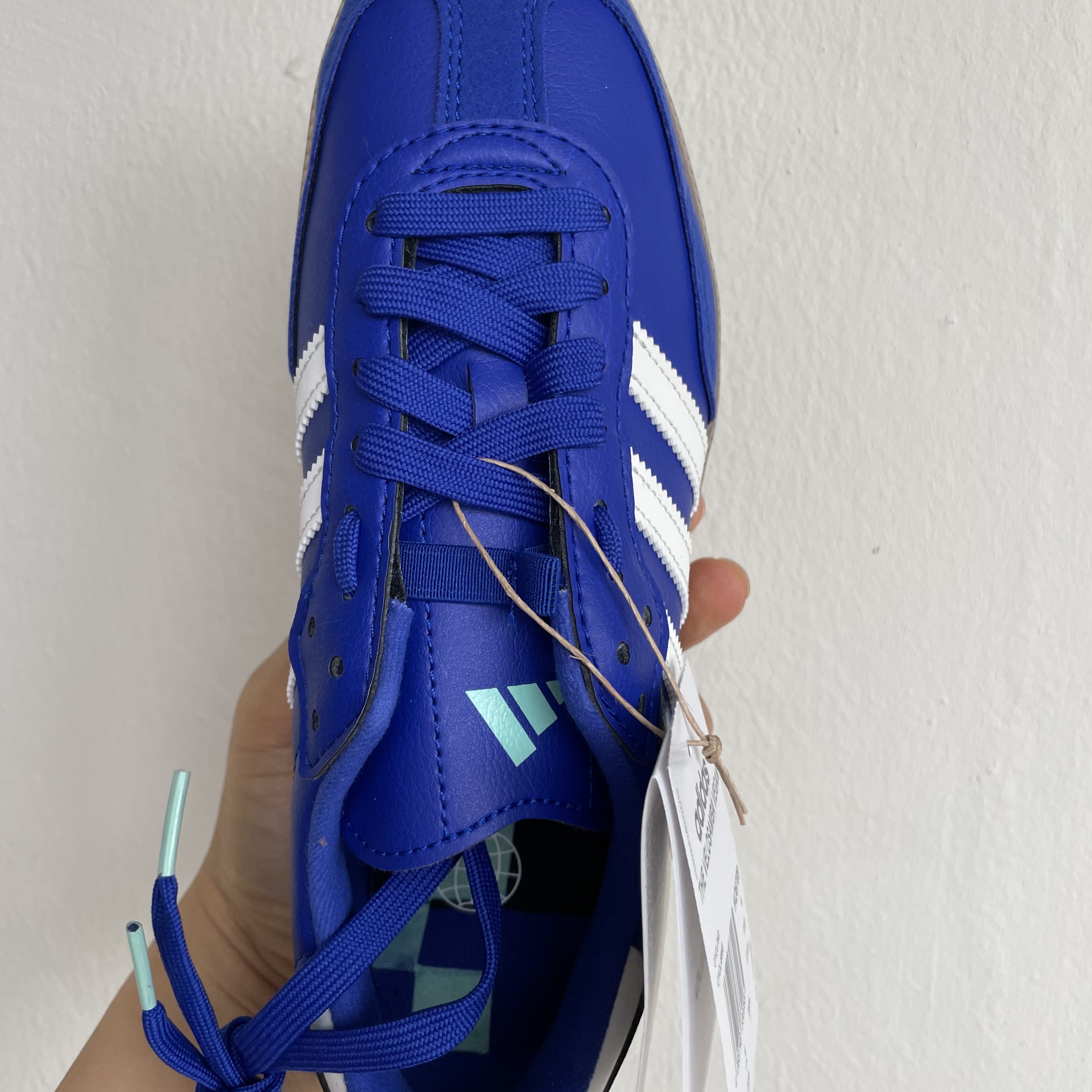 Adidas Velosamba Vegan Cycling Lucid Blue 착용 스타일 - 2