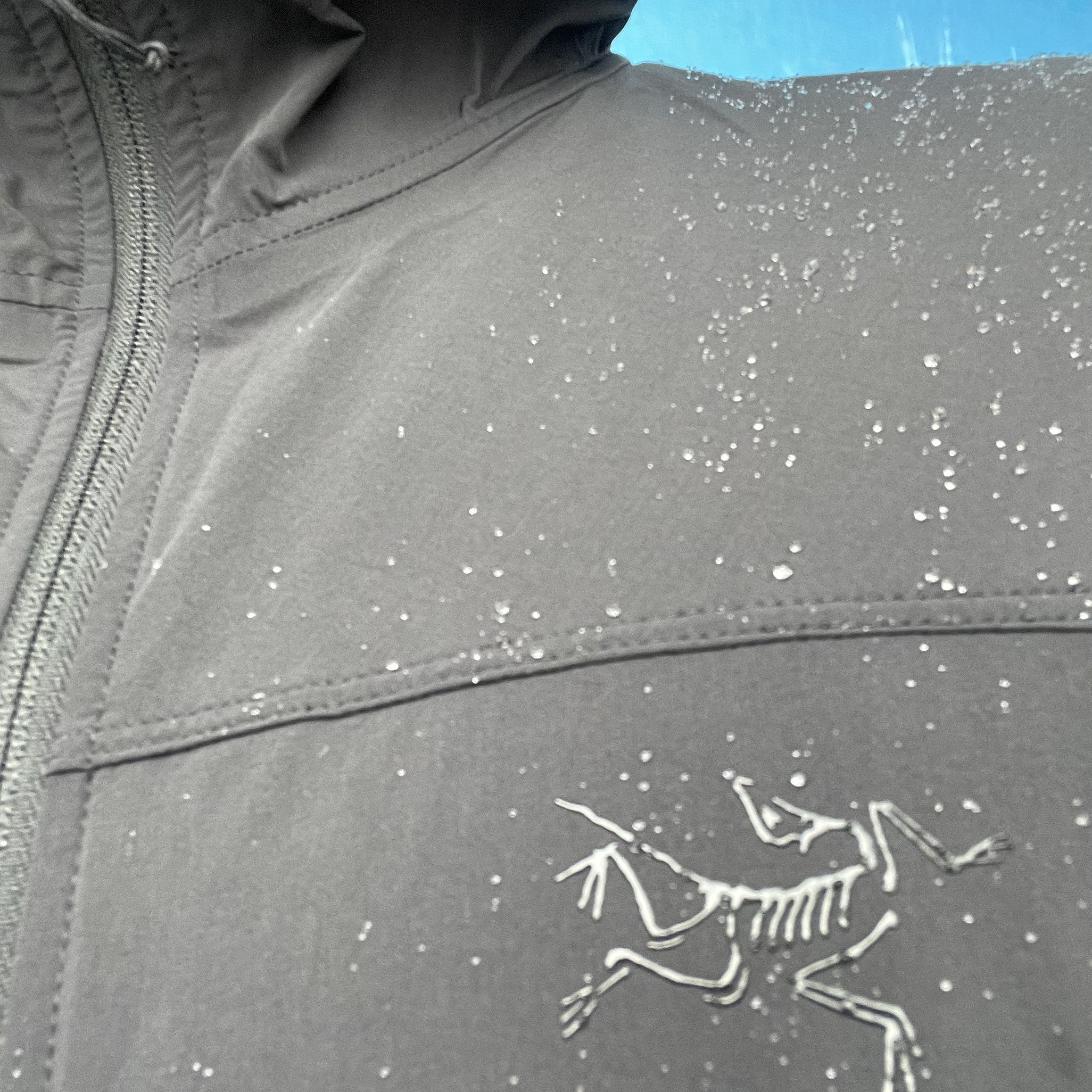 Arc'teryx Gamma Lightweight Hoody Black 착용 스타일