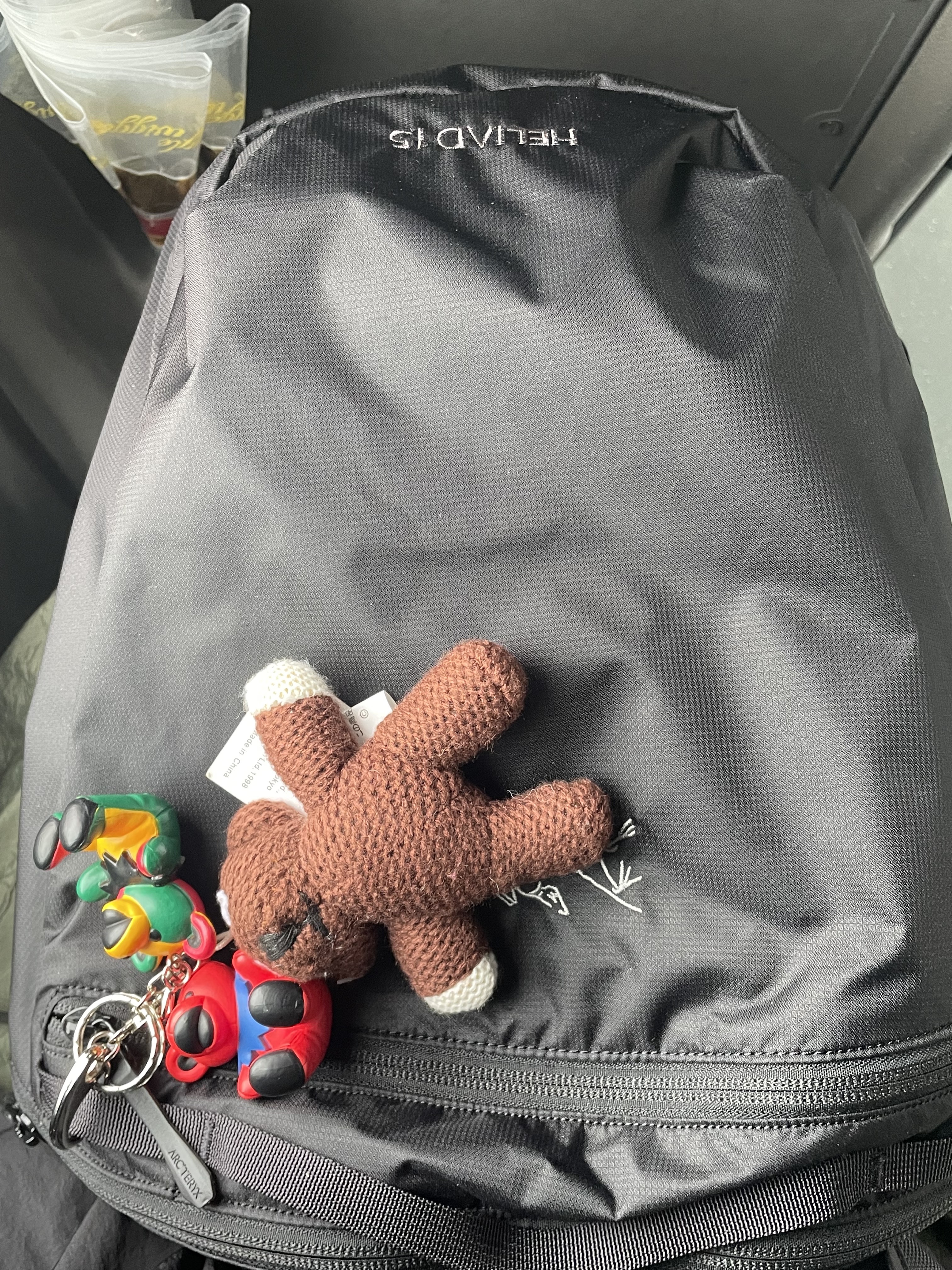 Arc'teryx Heliad 15 Backpack Black 착용 스타일 - 2