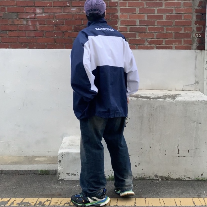 Balenciaga Track Sneakers Green White Blue 2019 착용 스타일 - 4