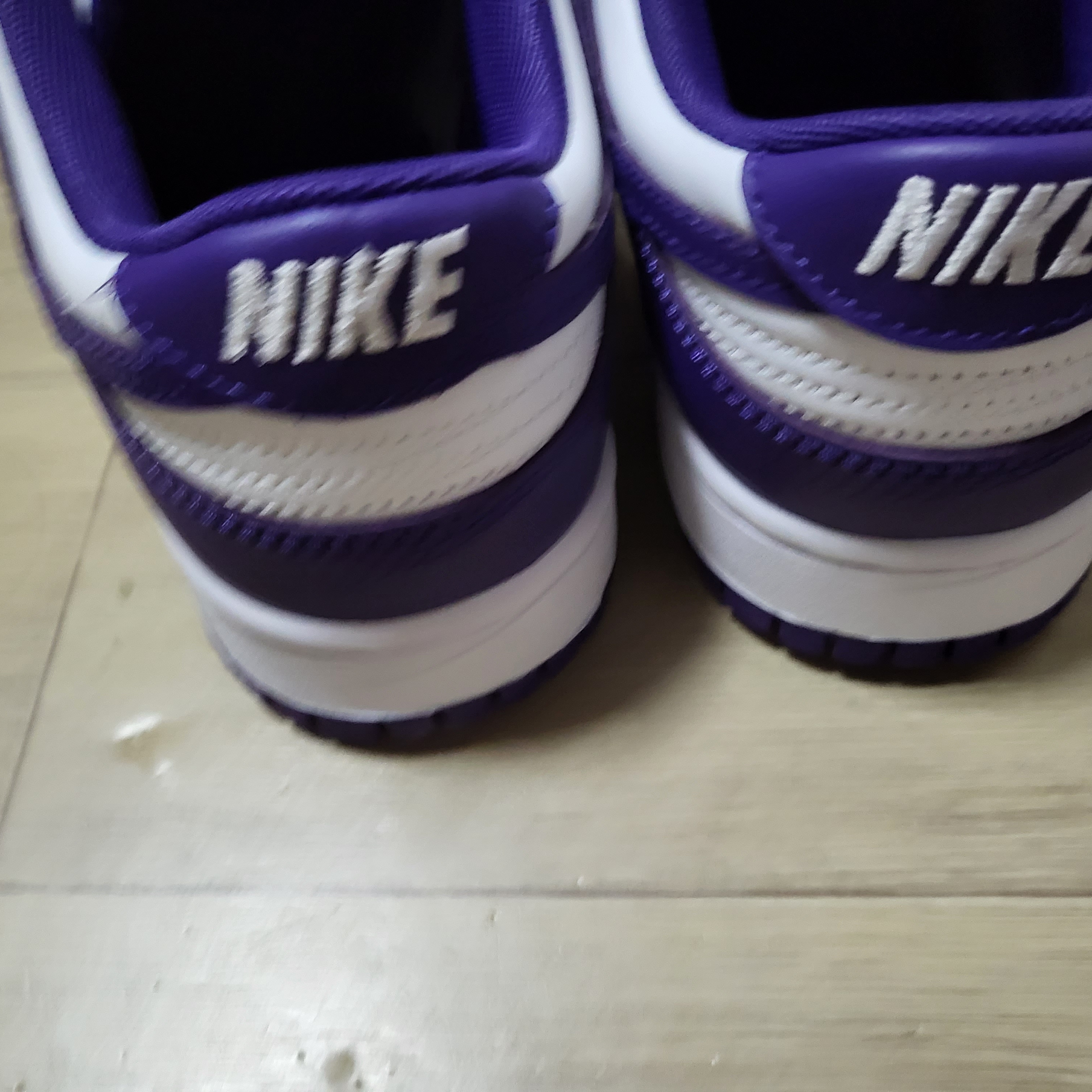 Nike Dunk Low Retro Championship Court Purple 착용 스타일 - 3