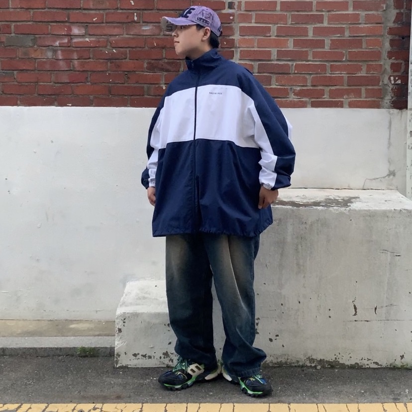 Balenciaga Track Sneakers Green White Blue 2019 착용 스타일 - 1
