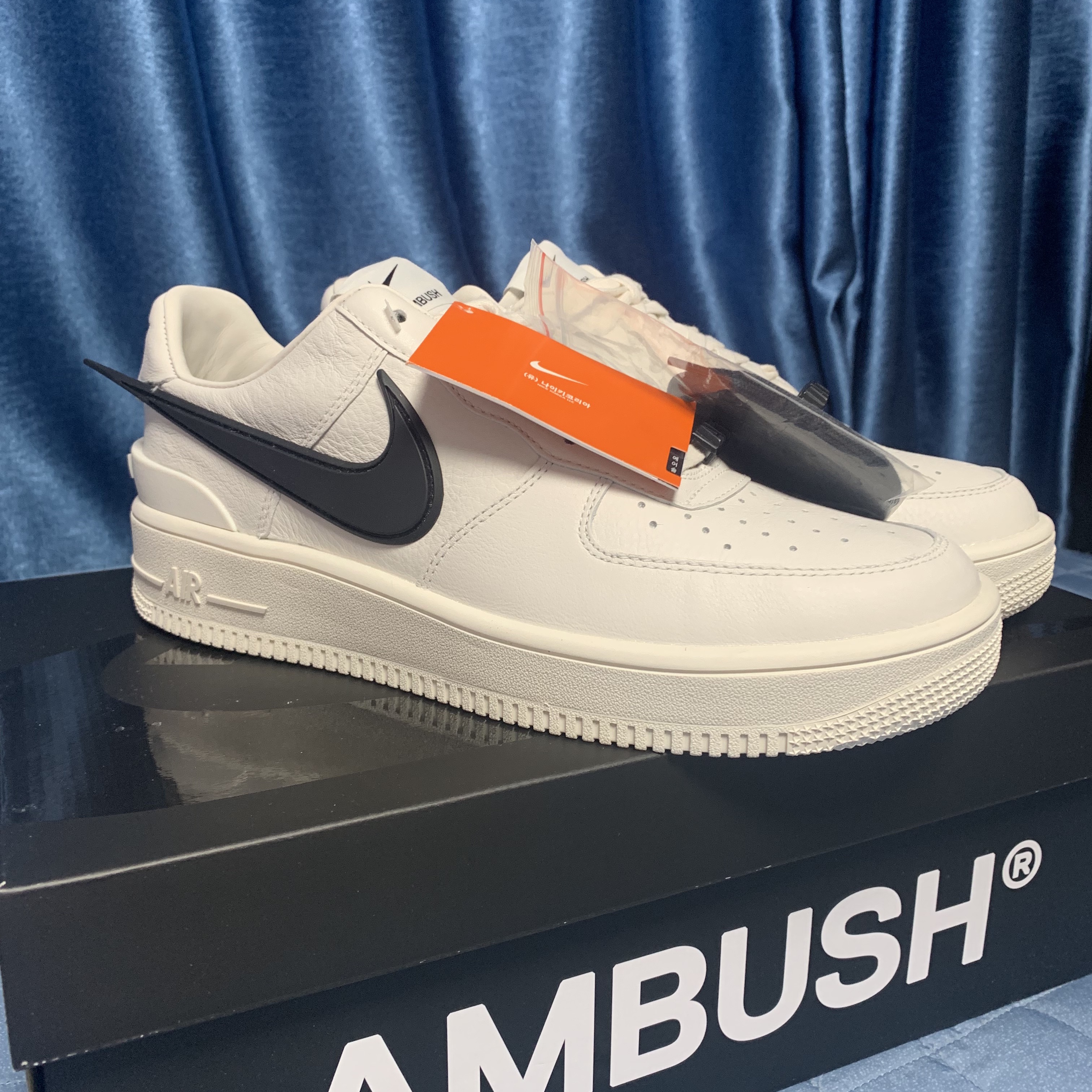 Nike x Ambush Air Force 1 Low SP Phantom 착용 스타일