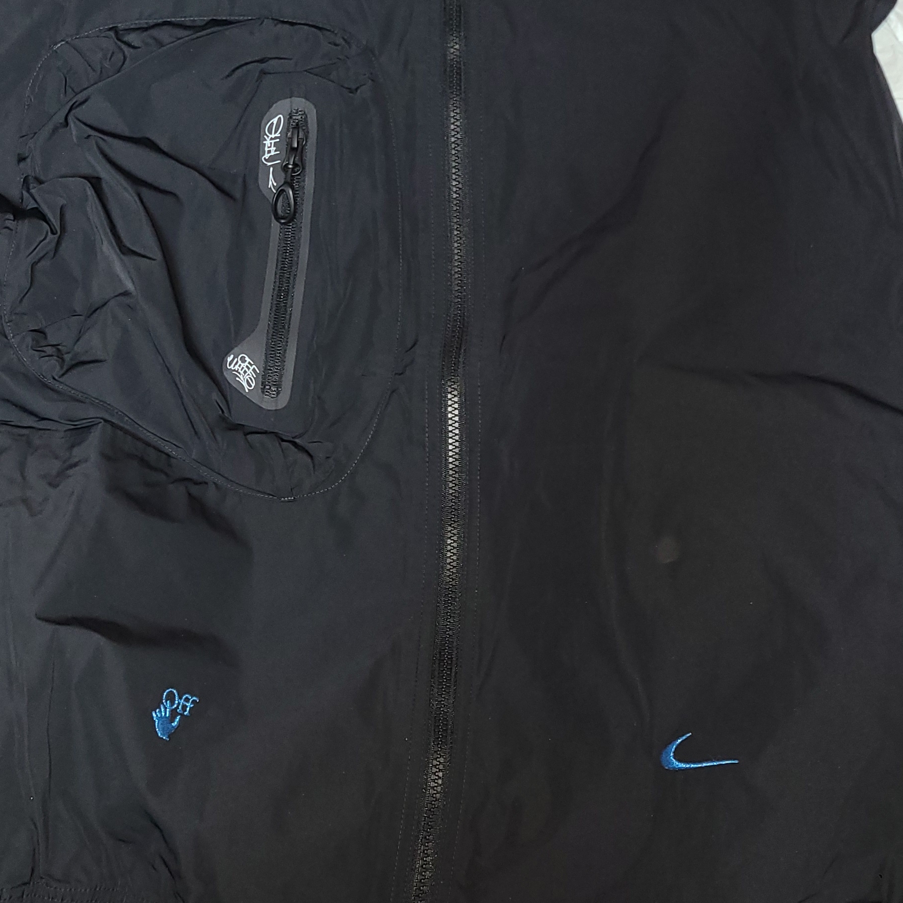Nike x Off-White NRG Track Suit Black - US/EU, Nike x Off-White NRG Track Jacket Black - US/EU 착용 스타일