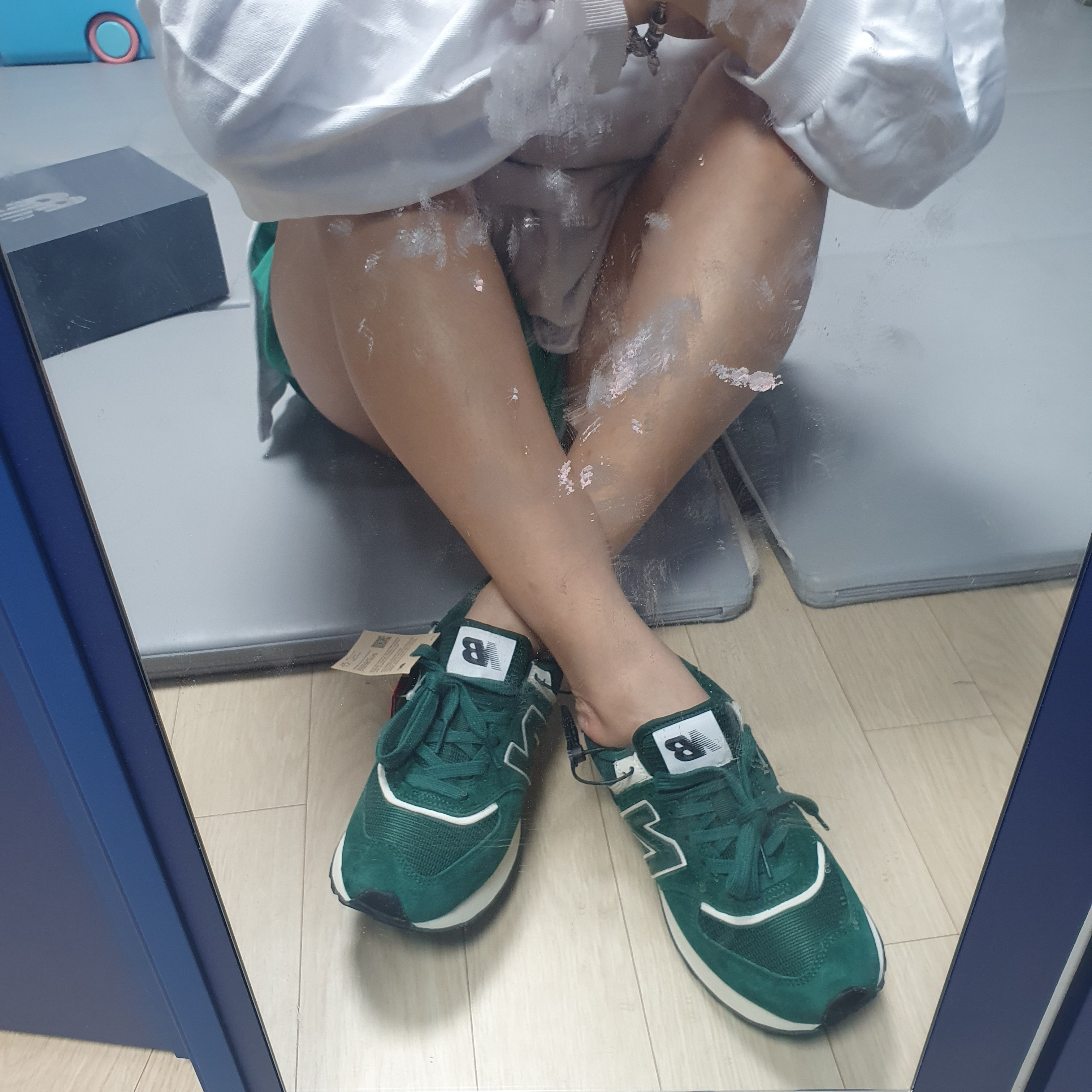 New Balance 574 Legacy Green 착용 스타일 - 4