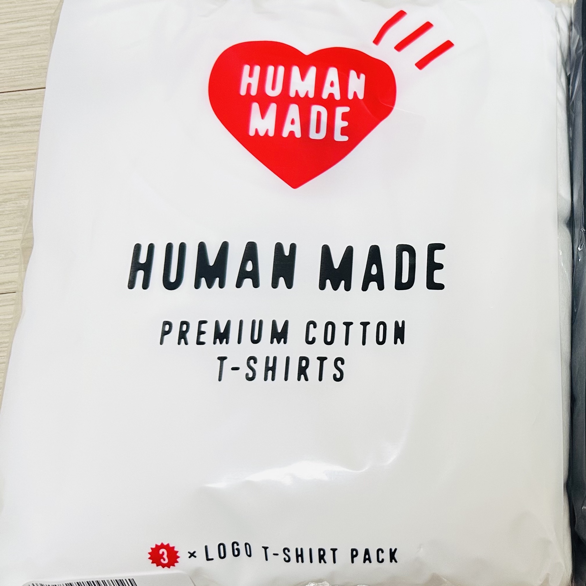 Human Made T-Shirts White (3 Pack) 착용 스타일