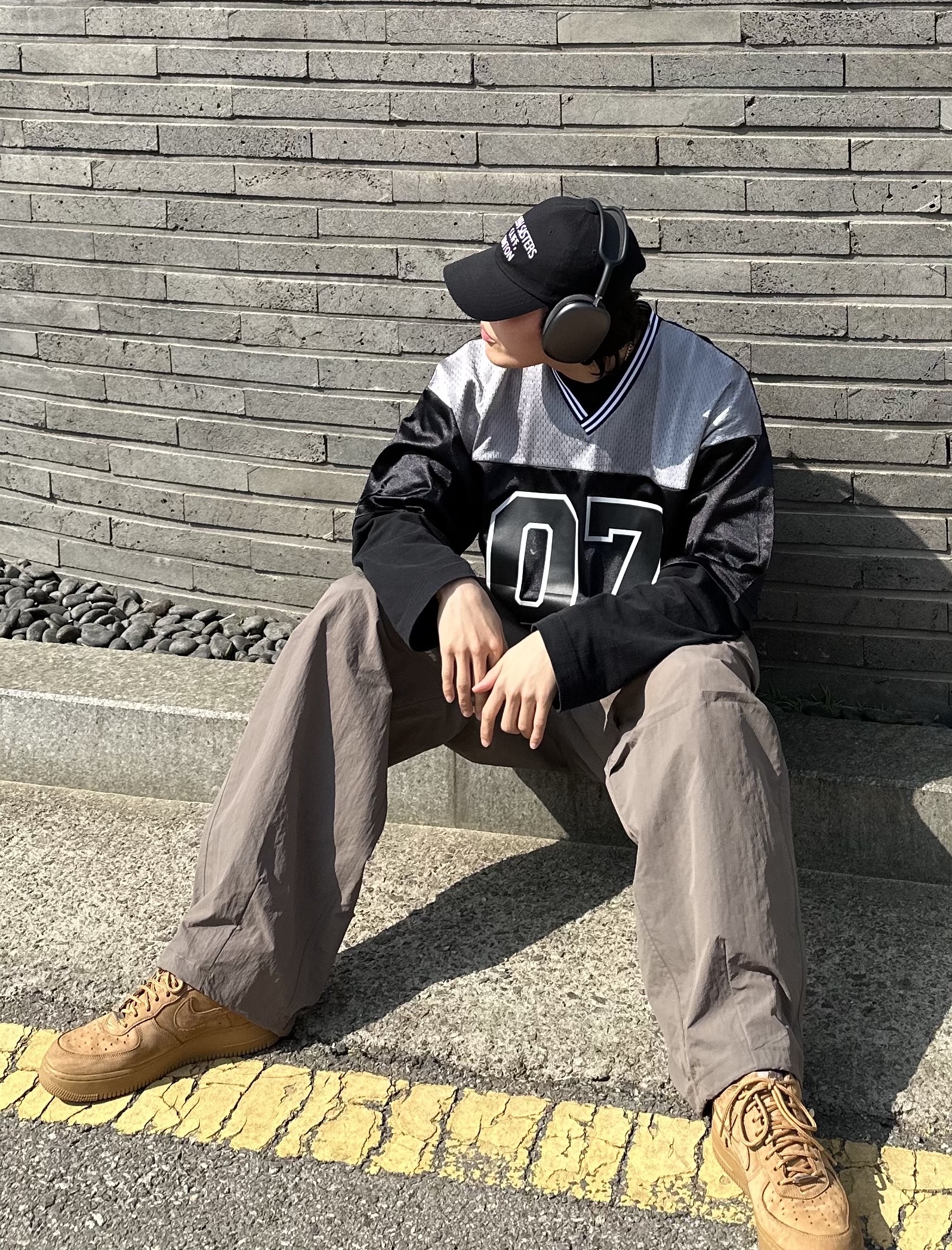 Nike x Supreme Air Force 1 Low Flax 착용 스타일 - 2