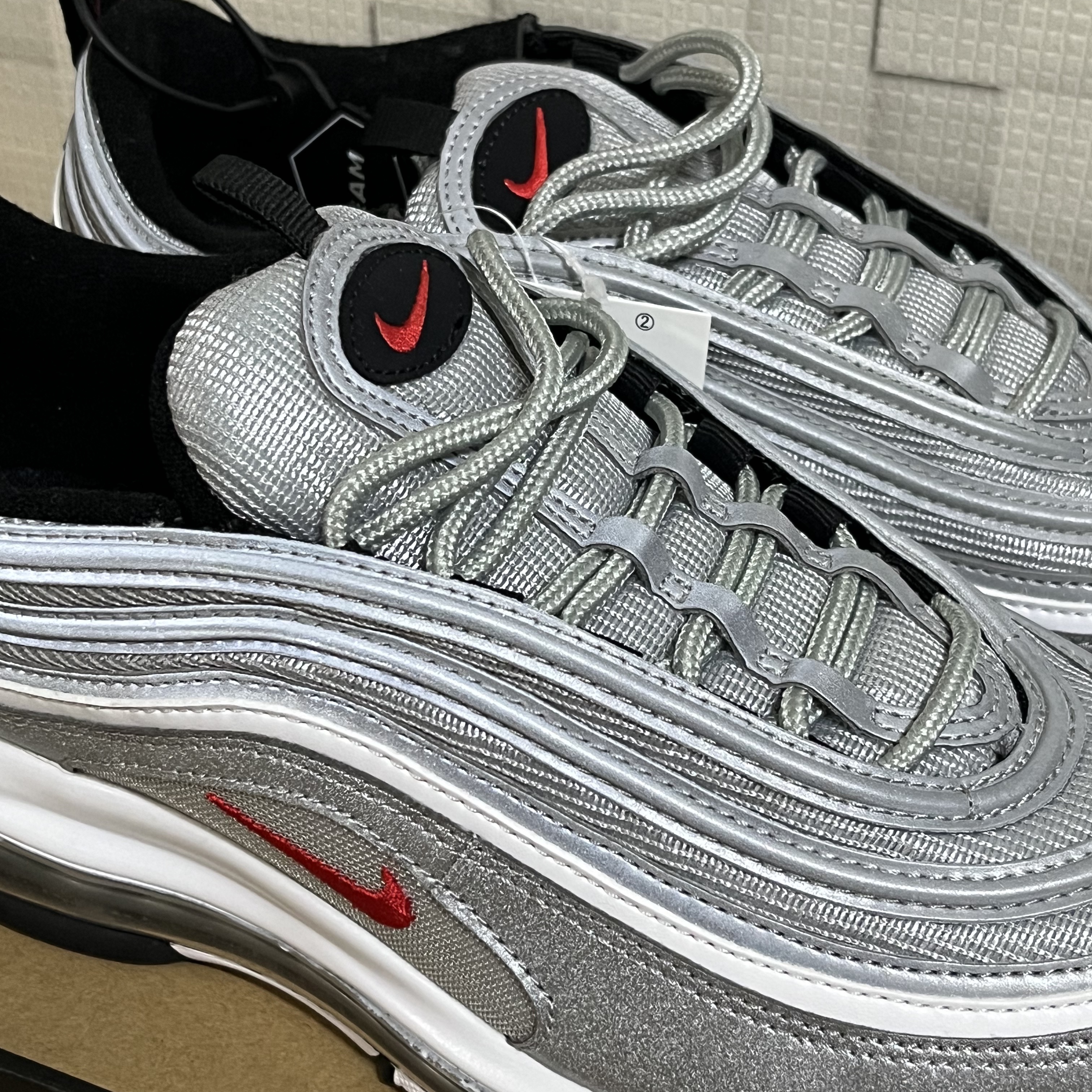 (W) Nike Air Max 97 OG Silver Bullet 2022 착용 스타일