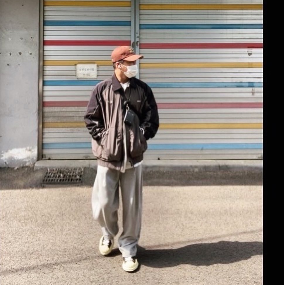Maison Mihara Yasuhiro Blakey VL OG Sole Canvas Low-top Sneakers Black, Human Made 6-Panel Twill Cap #6 Brown 착용 스타일