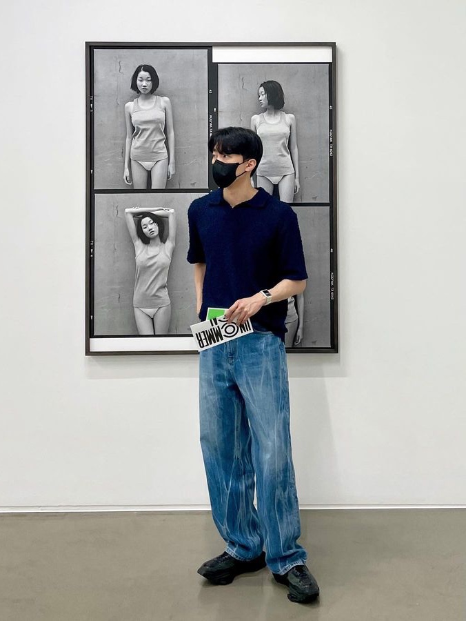 나이키 x 매튜 M 윌리엄스 줌 004 트리플 블랙 착용 스타일 - 1