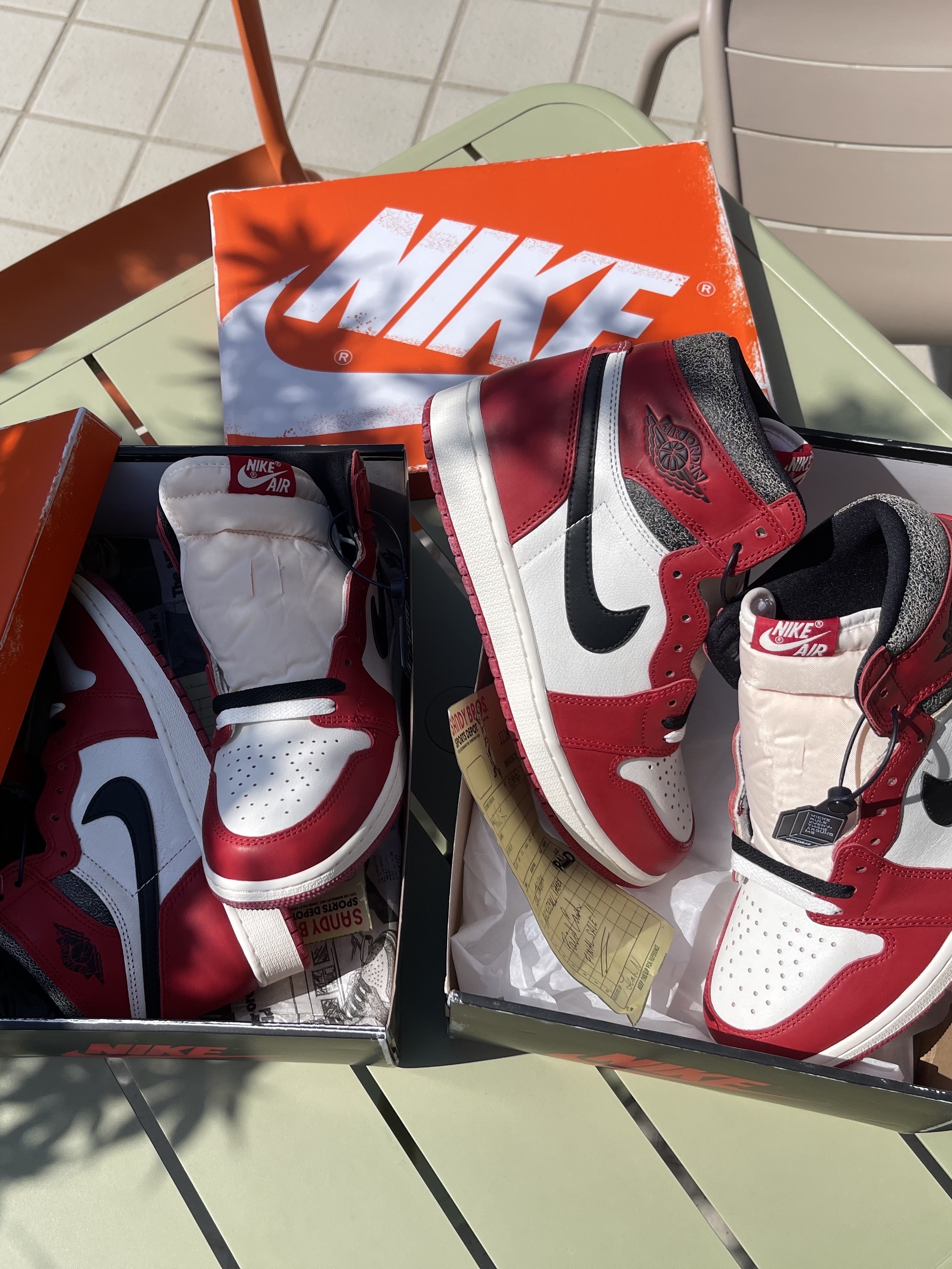 Jordan 1 Retro High OG Chicago 2022, (GS) Jordan 1 Retro High OG Chicago 2022 착용 스타일 - 2