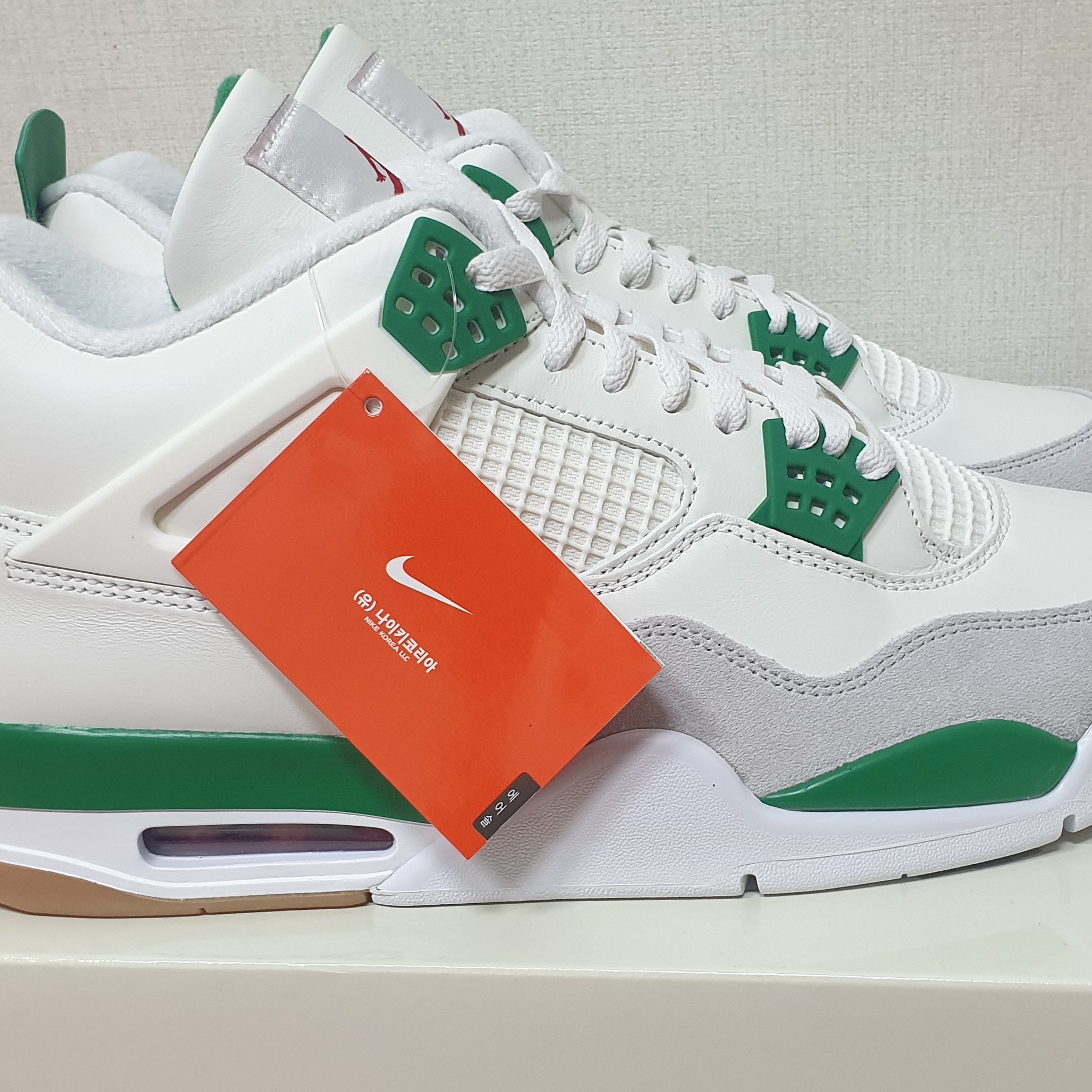 Jordan 4 x Nike SB Retro SP Pine Green 착용 스타일