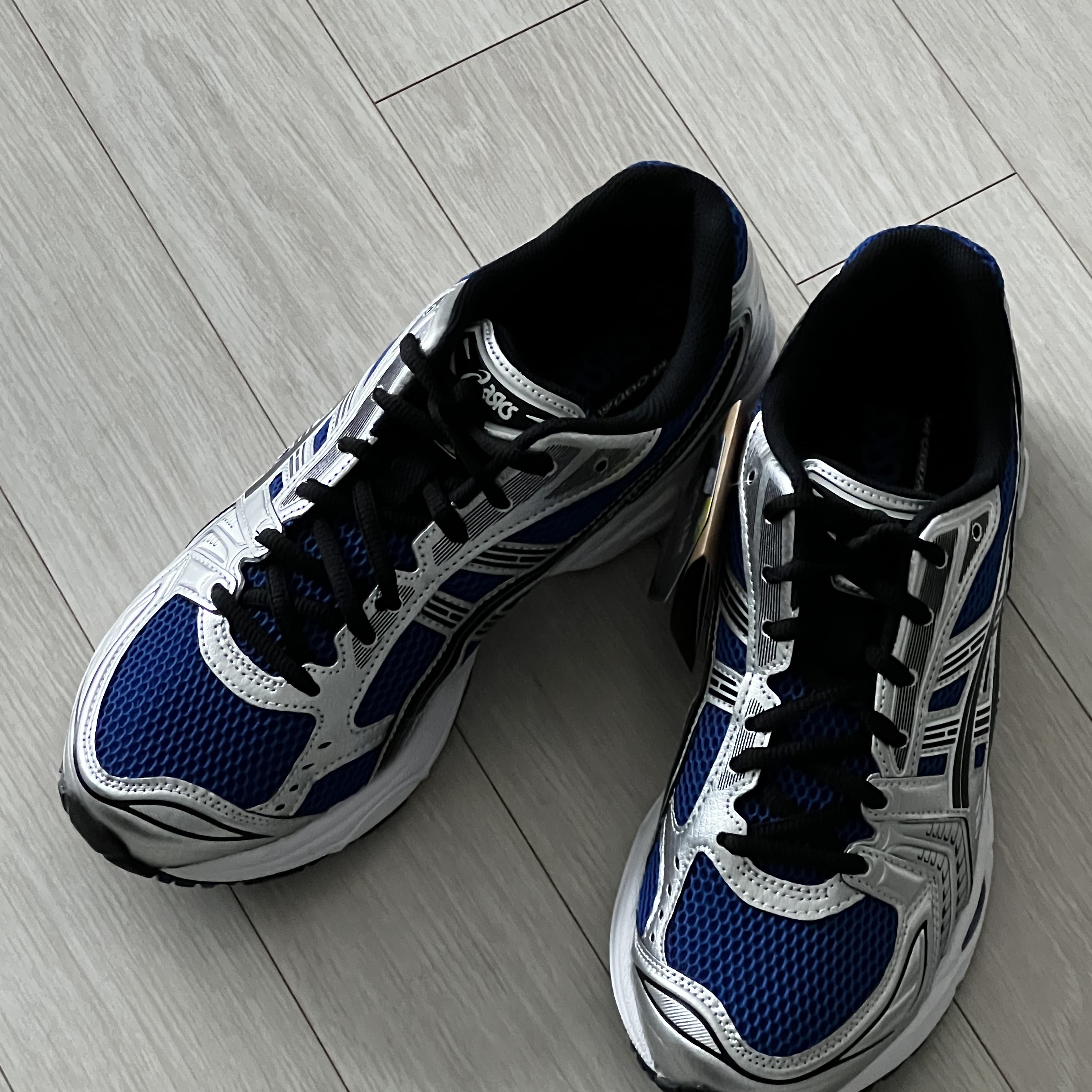 Asics Gel-Kayano 14 Monaco Blue Black 착용 스타일 - 3