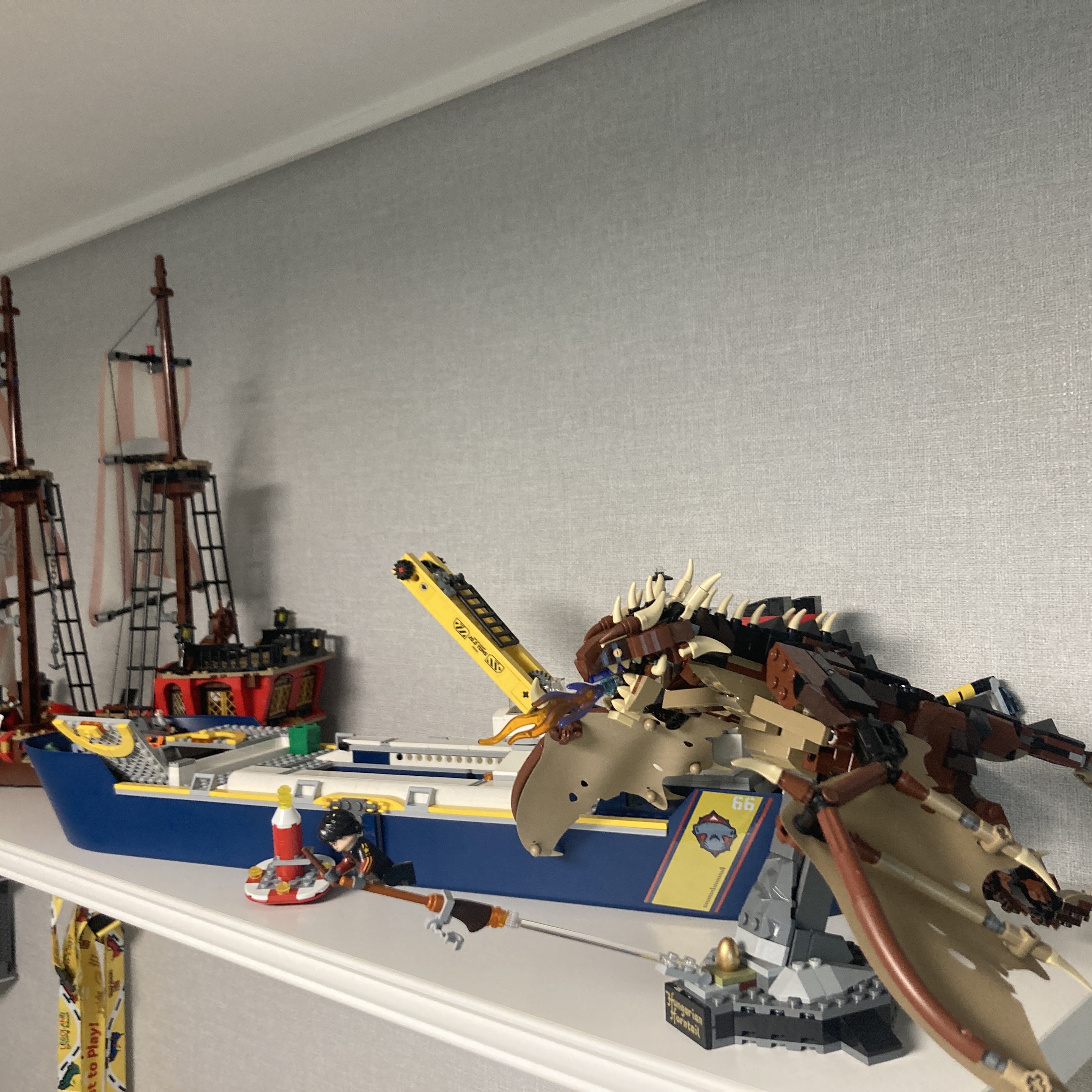 Lego Harry Potter Hungarian Horntail Dragon 착용 스타일 - 1