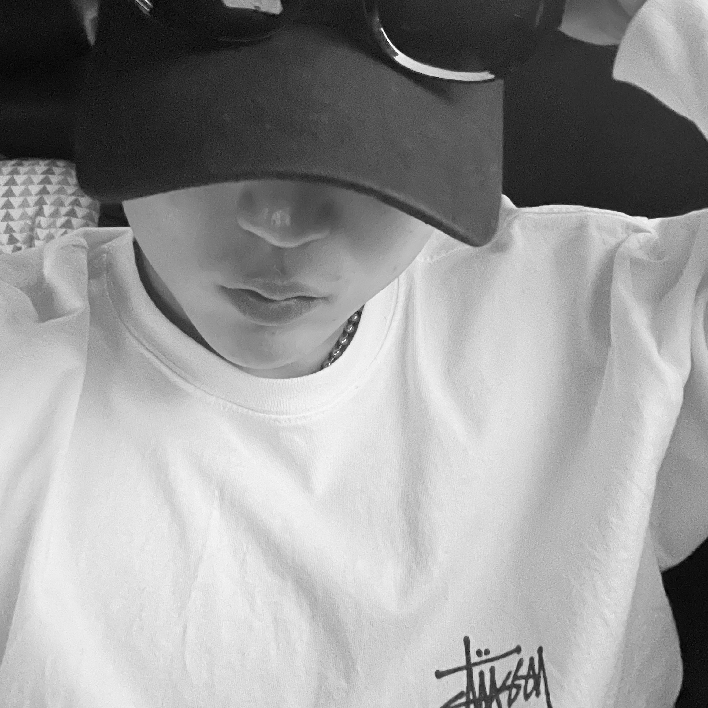 Stussy Basic Stussy LS T-Shirt White 2022 착용 스타일