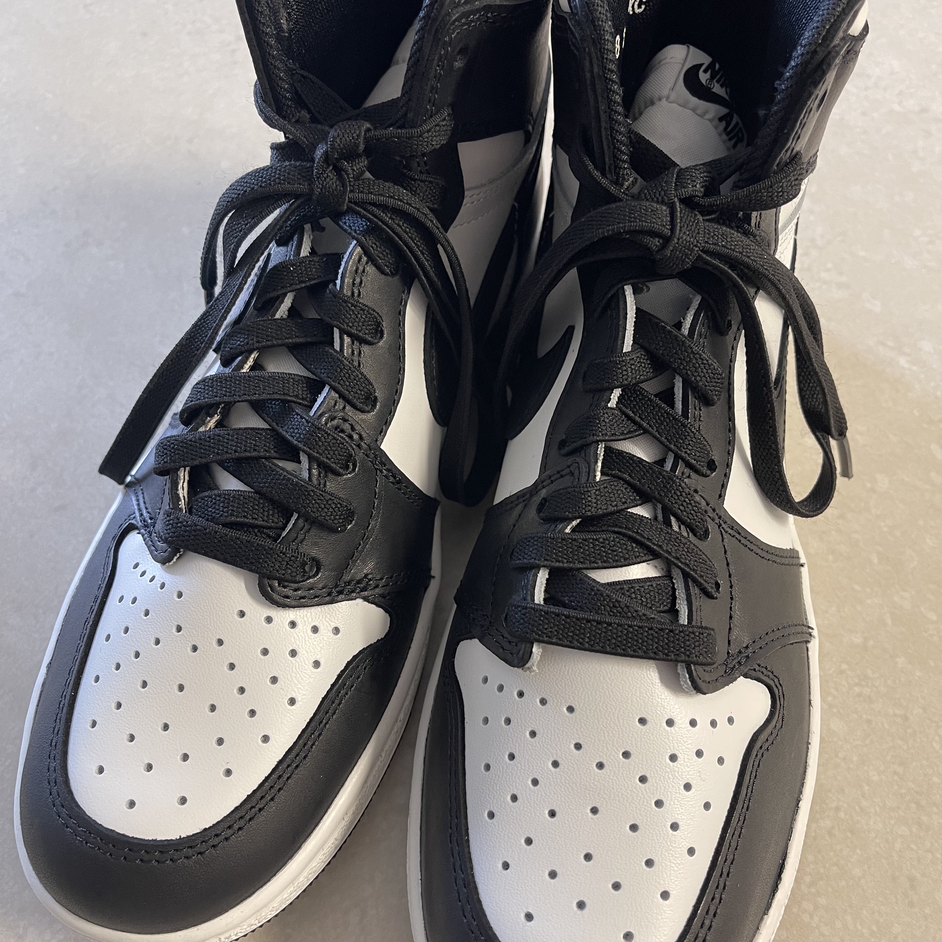 Jordan 1 High 85 Black White 착용 스타일 - 1
