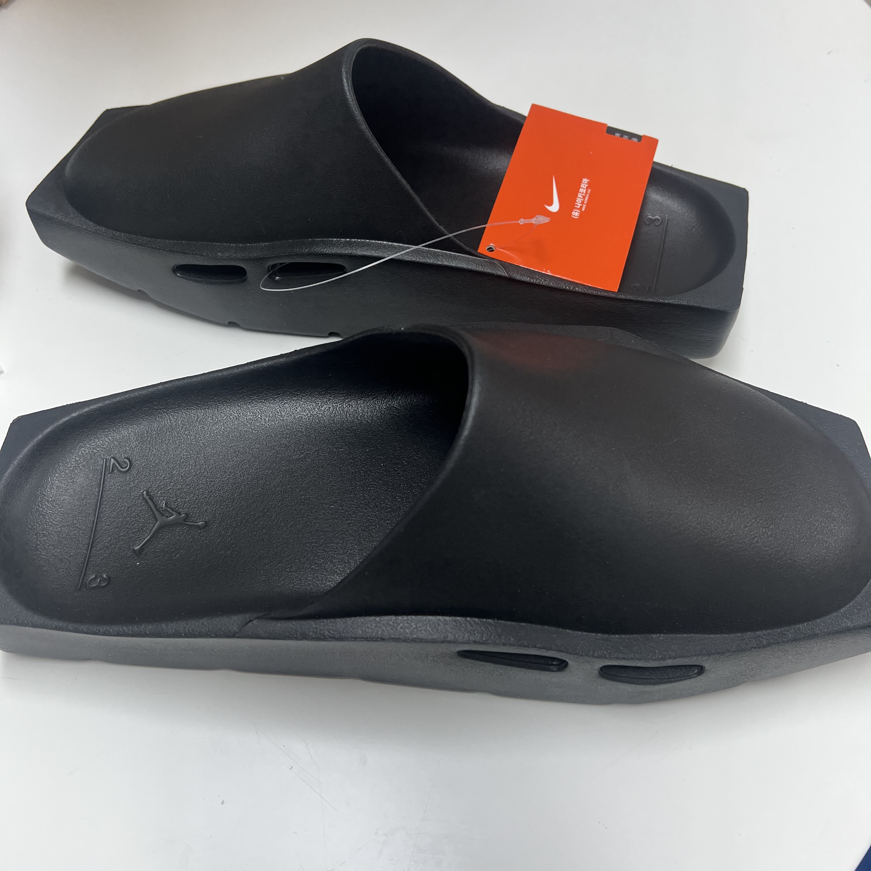 (W) Jordan Hex Mule SP Black 착용 스타일 - 2