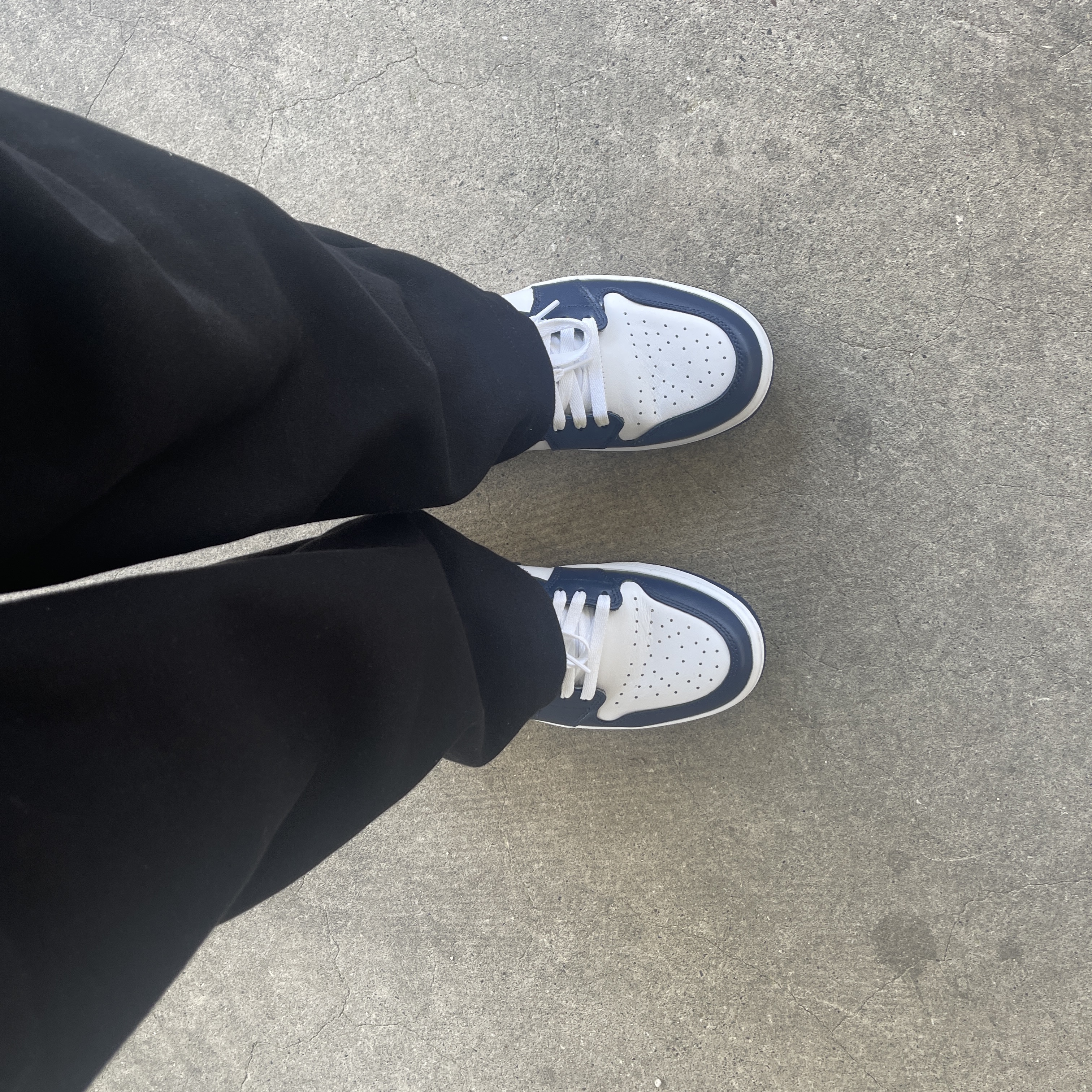 Jordan 1 Low Golf Midnight Navy 착용 스타일