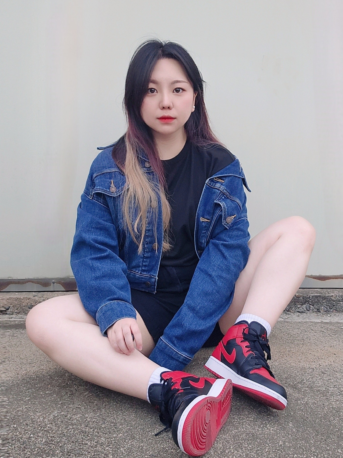 (GS) Jordan 1 Mid Bred Banned 2020 착용 스타일