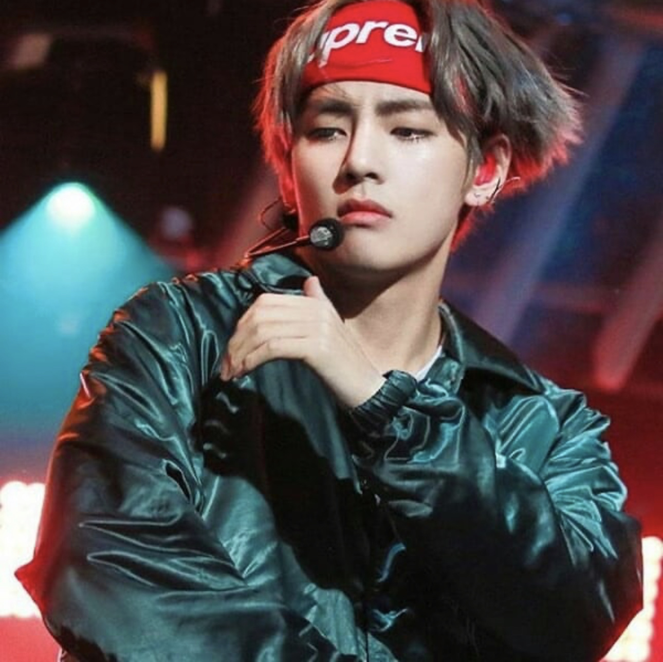 Supreme x Nike NBA Headband Red - 19SS 착용 스타일 - 4