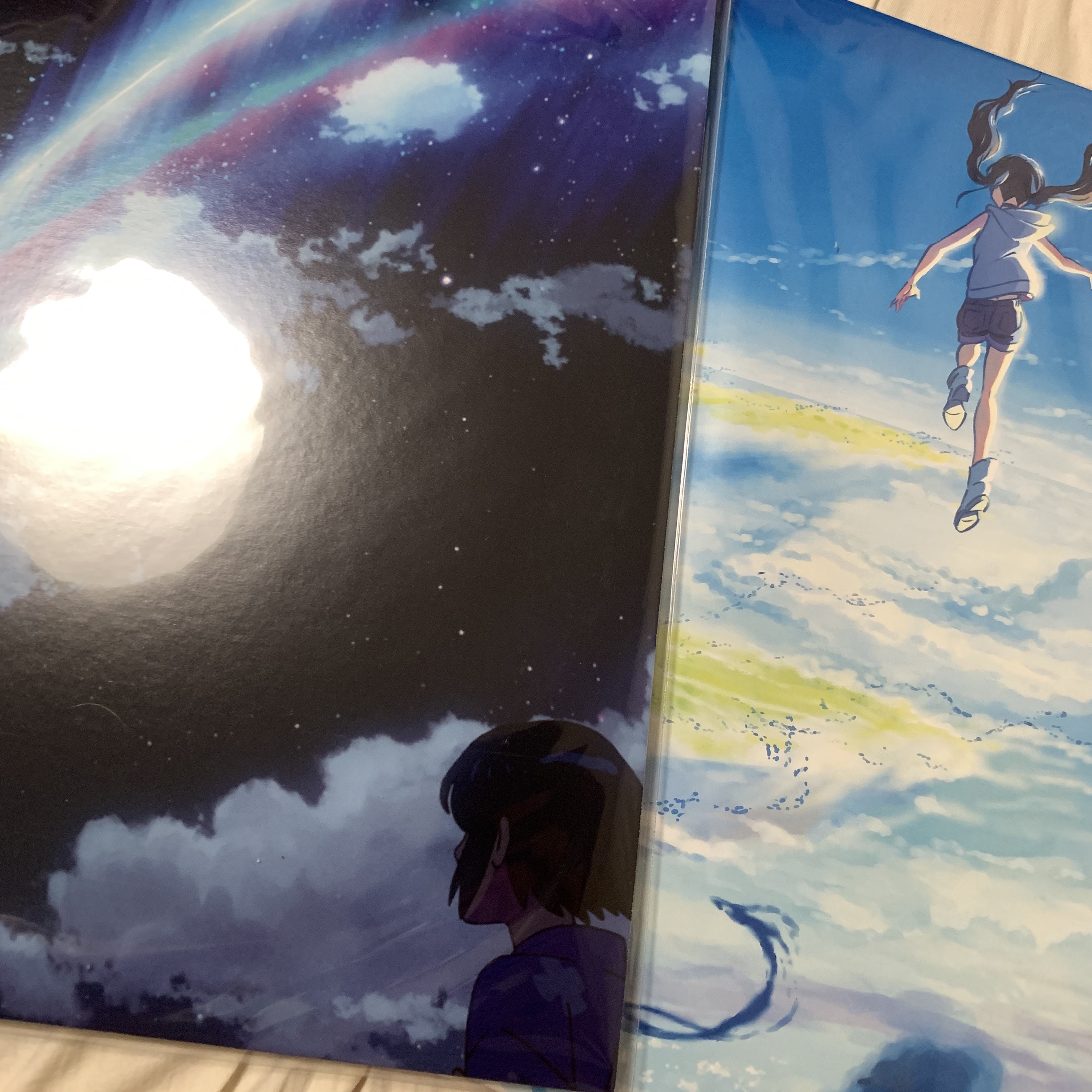 Radwimps Your Name OST LP Clear (2LP), Radwimps Weathering with You OST LP Clear Sky Blue (2LP) 착용 스타일