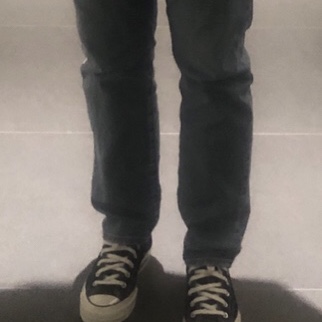 Converse Chuck 70 Ox Black - Standard 착용 스타일