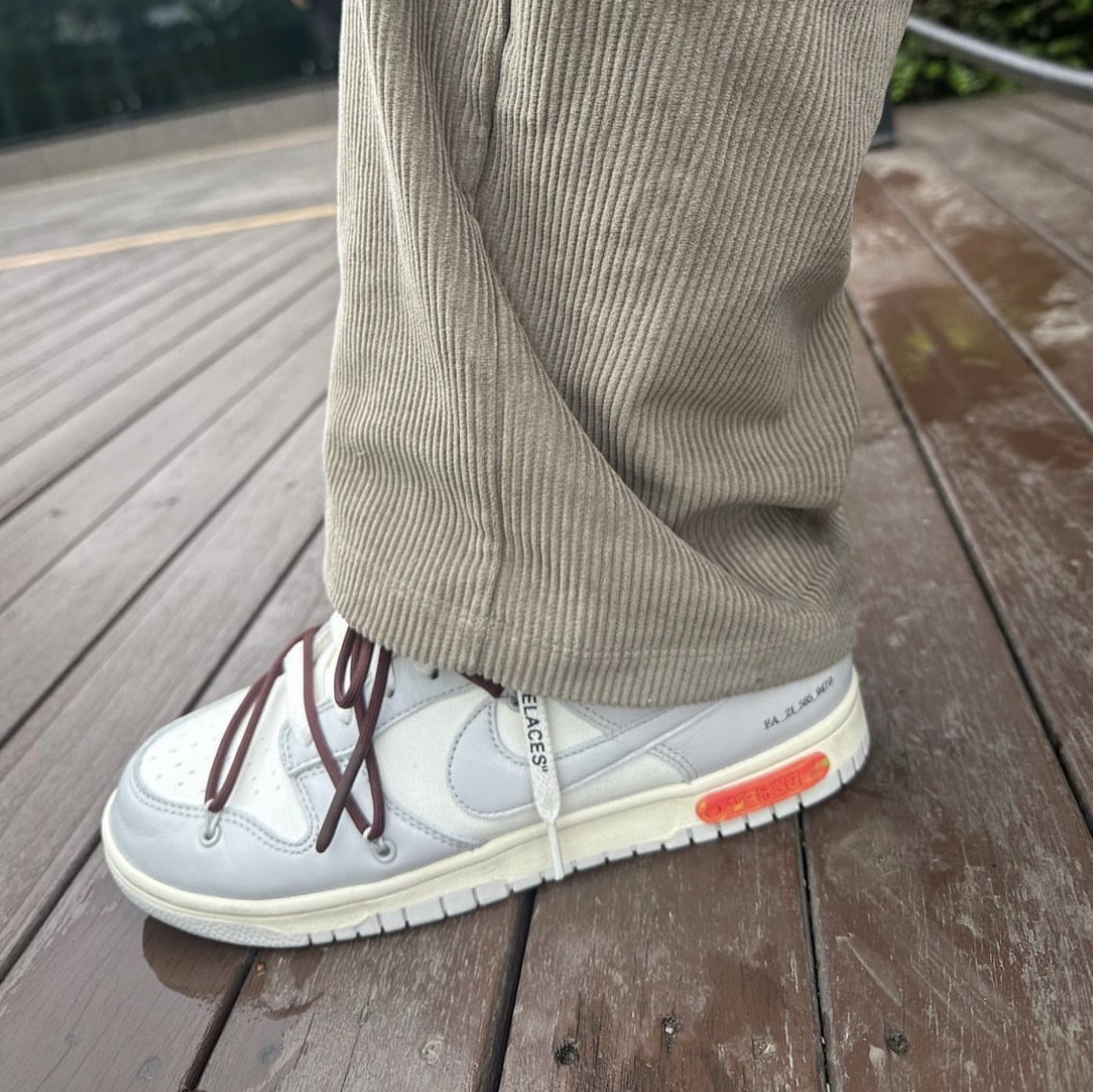 Nike x Off-White Dunk Low The 50 - Lot 46 착용 스타일