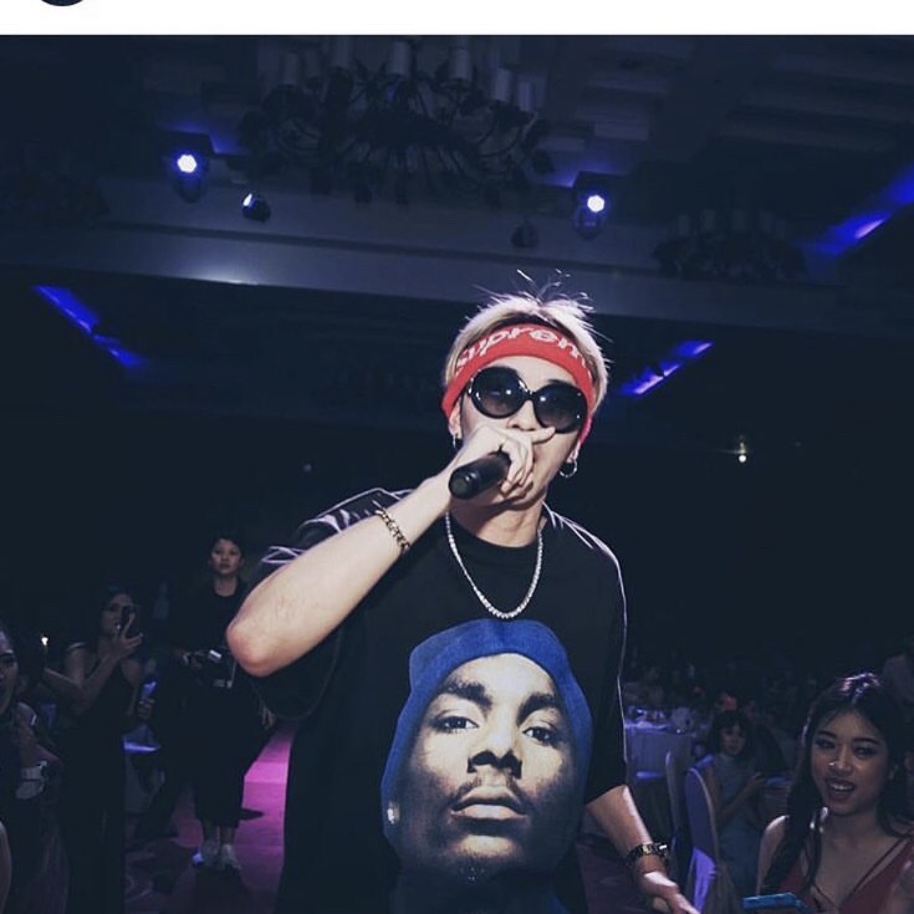 Supreme x Nike NBA Headband Red - 19SS 착용 스타일 - 5
