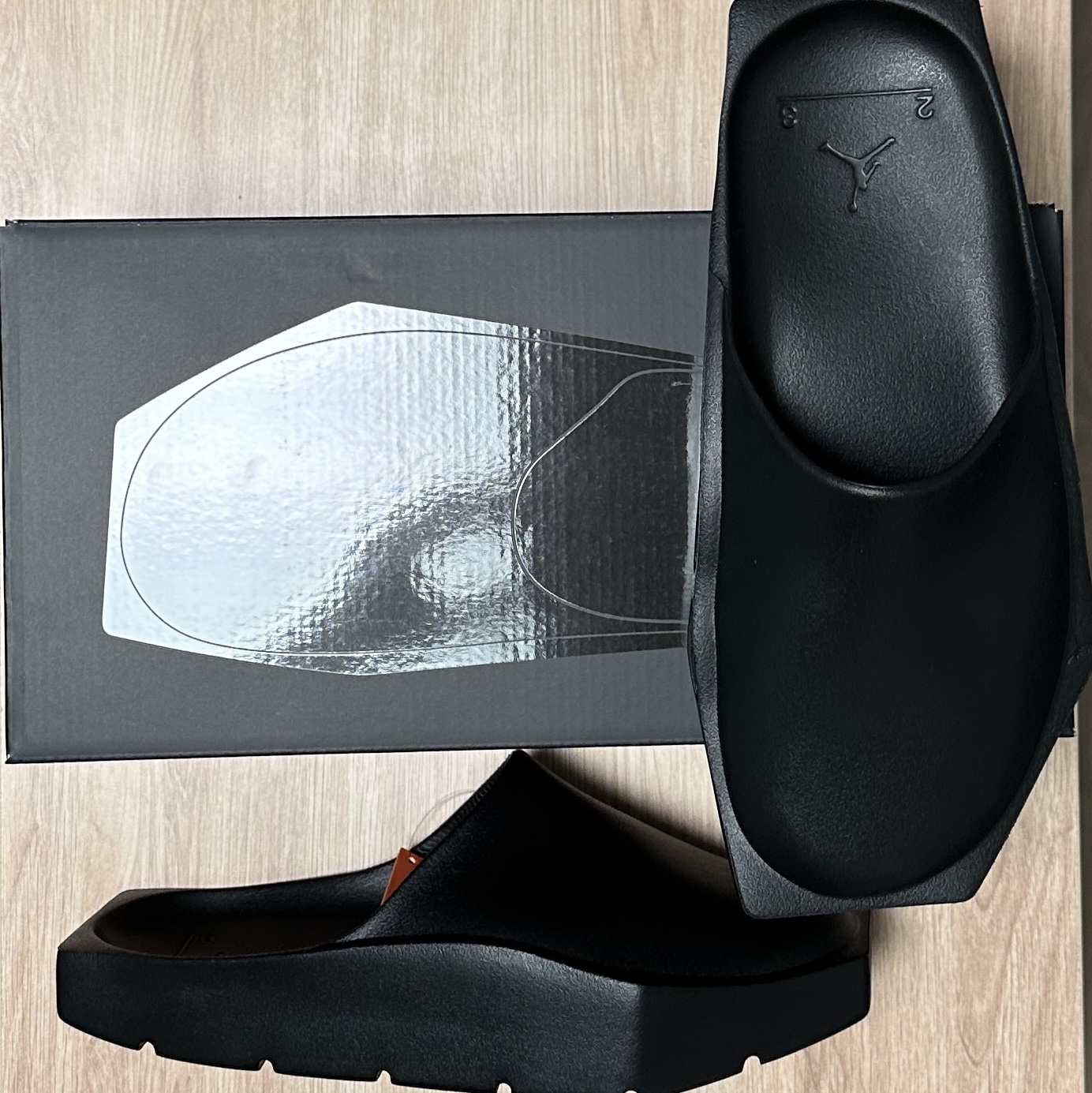 (W) Jordan Hex Mule SP Black 착용 스타일