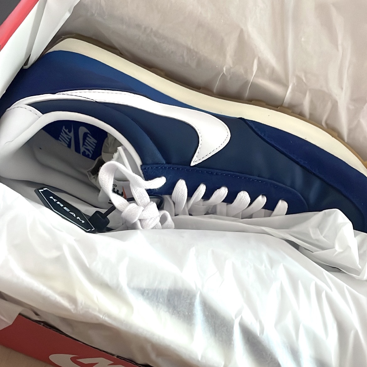 (W) Nike Daybreak Midnight Navy 착용 스타일 - 4